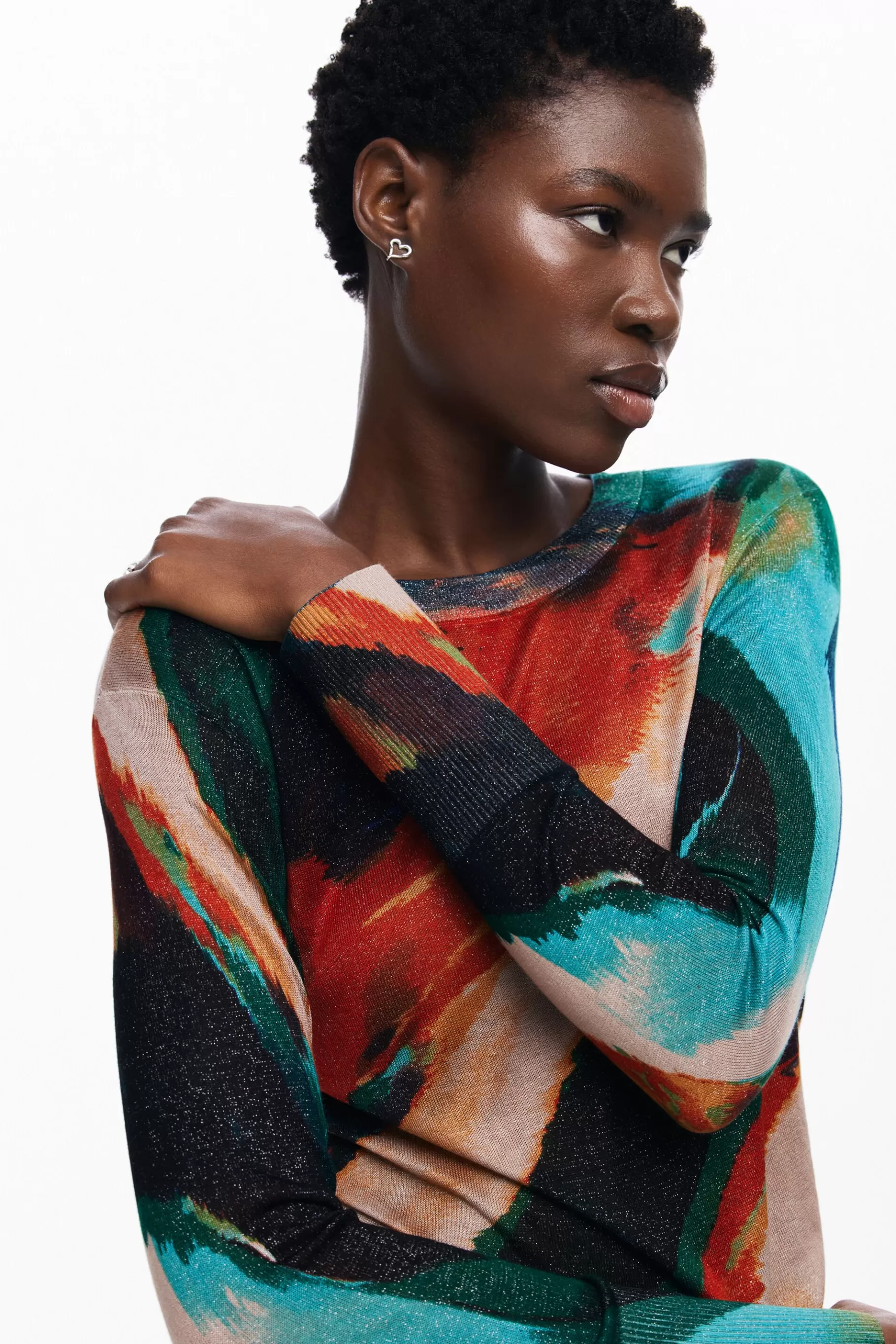 Desigual Jersey punto fino arty difuminado*Mujer Ropa De Punto | Jerséis