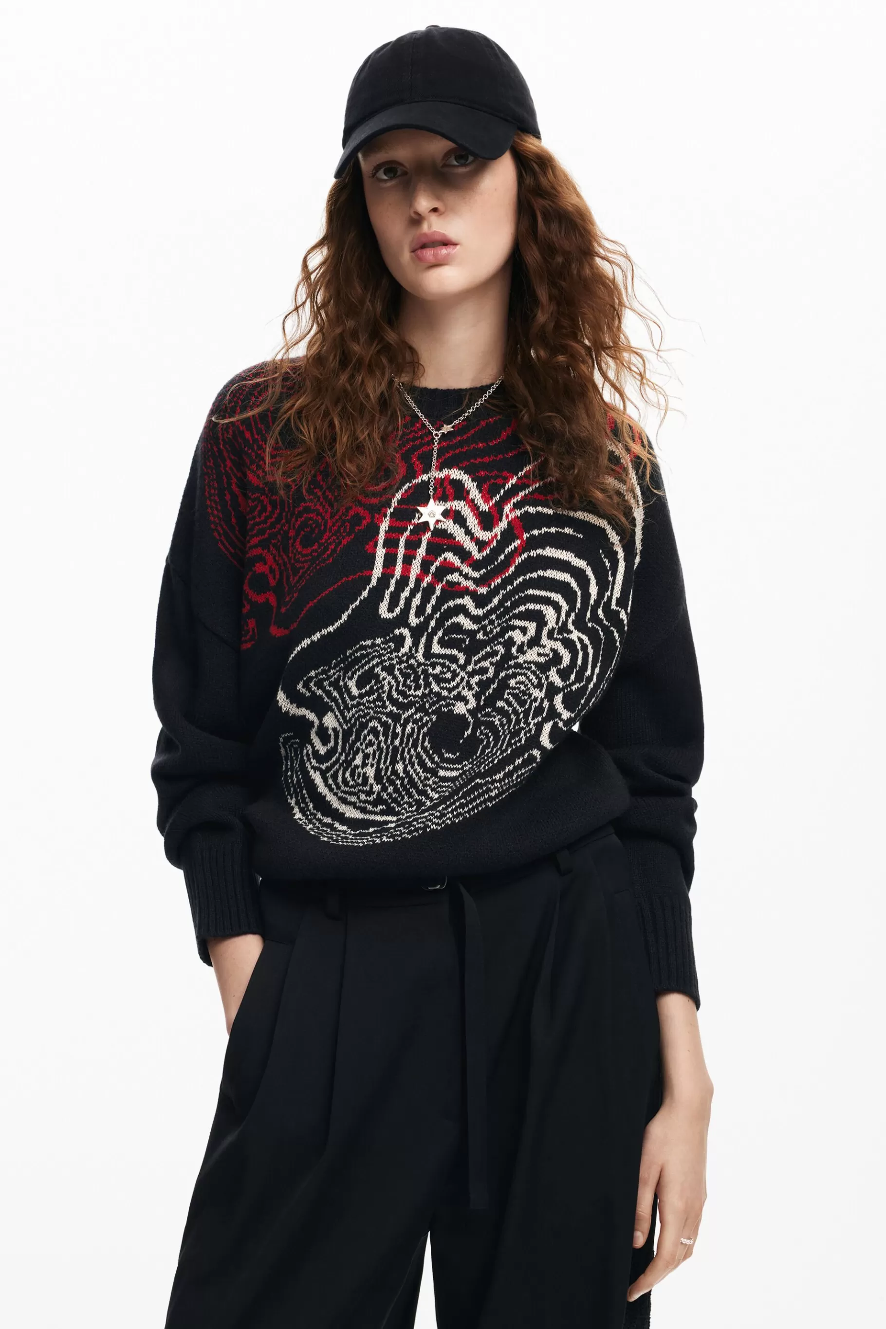 Desigual Jersey punto ondas M. Christian Lacroix*Mujer Ropa De Punto | Jerséis