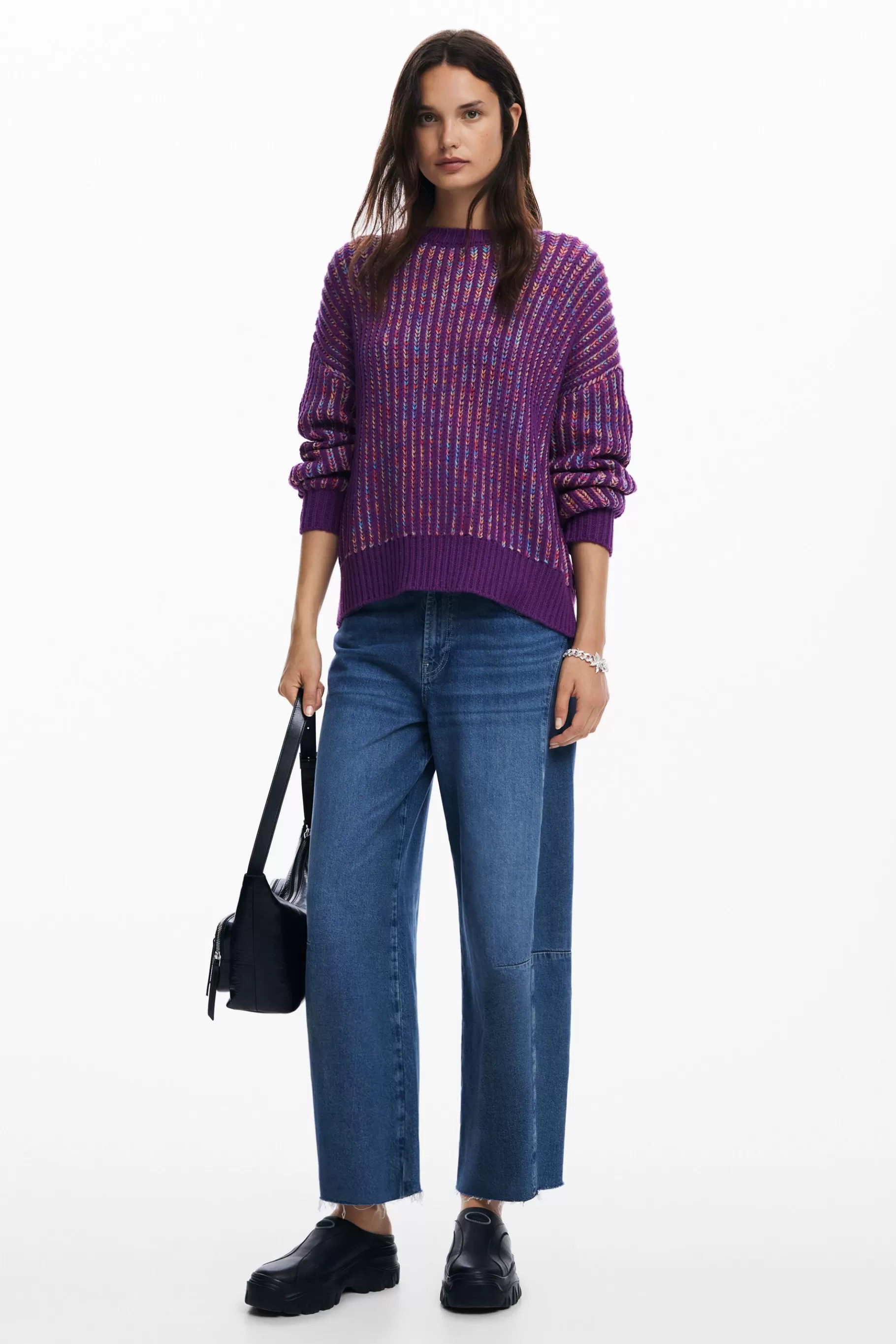 Desigual Jersey punto rayas*Mujer Ropa De Punto | Jerséis