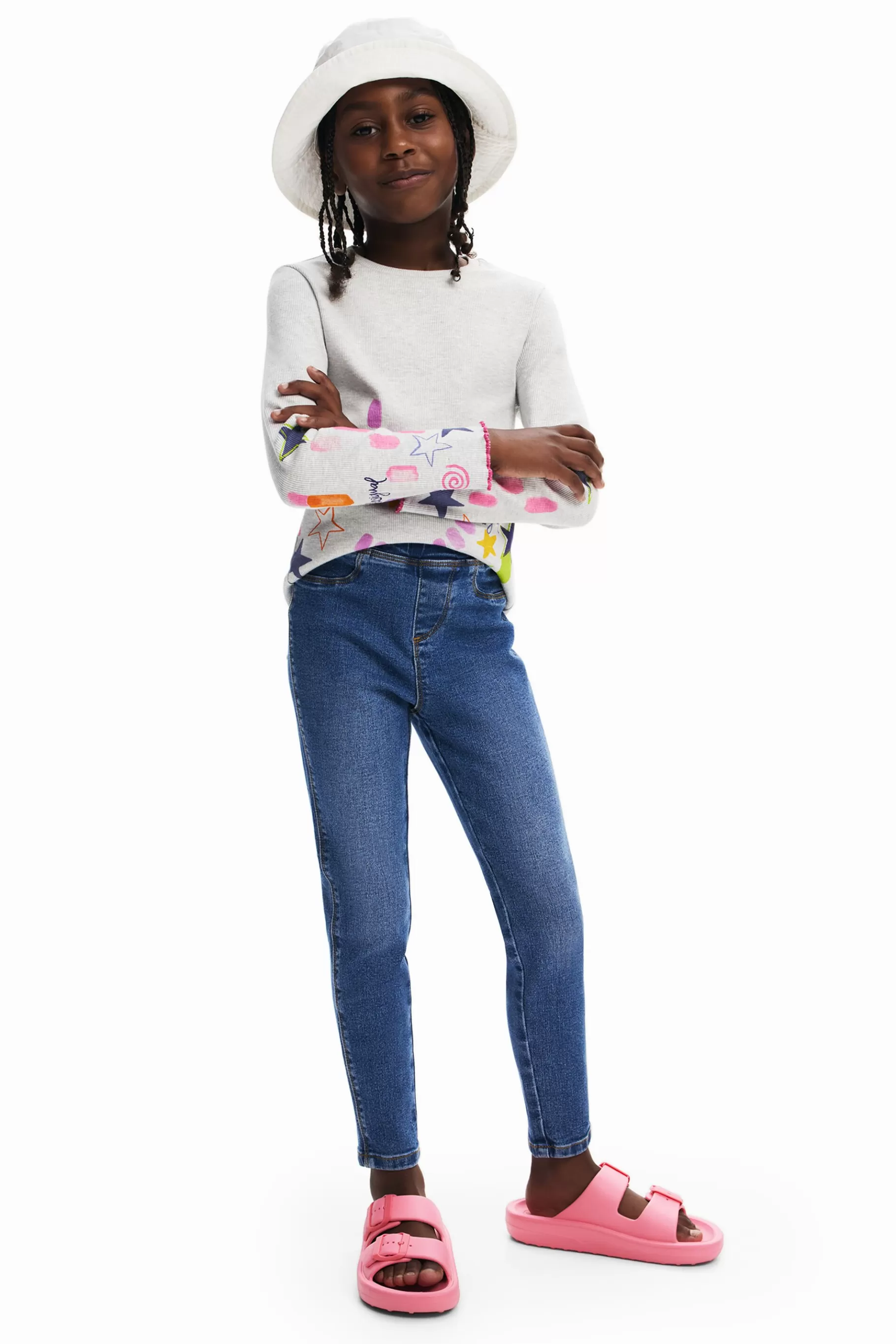 Desigual Leggings denim elásticos* Faldas Y Pantalones