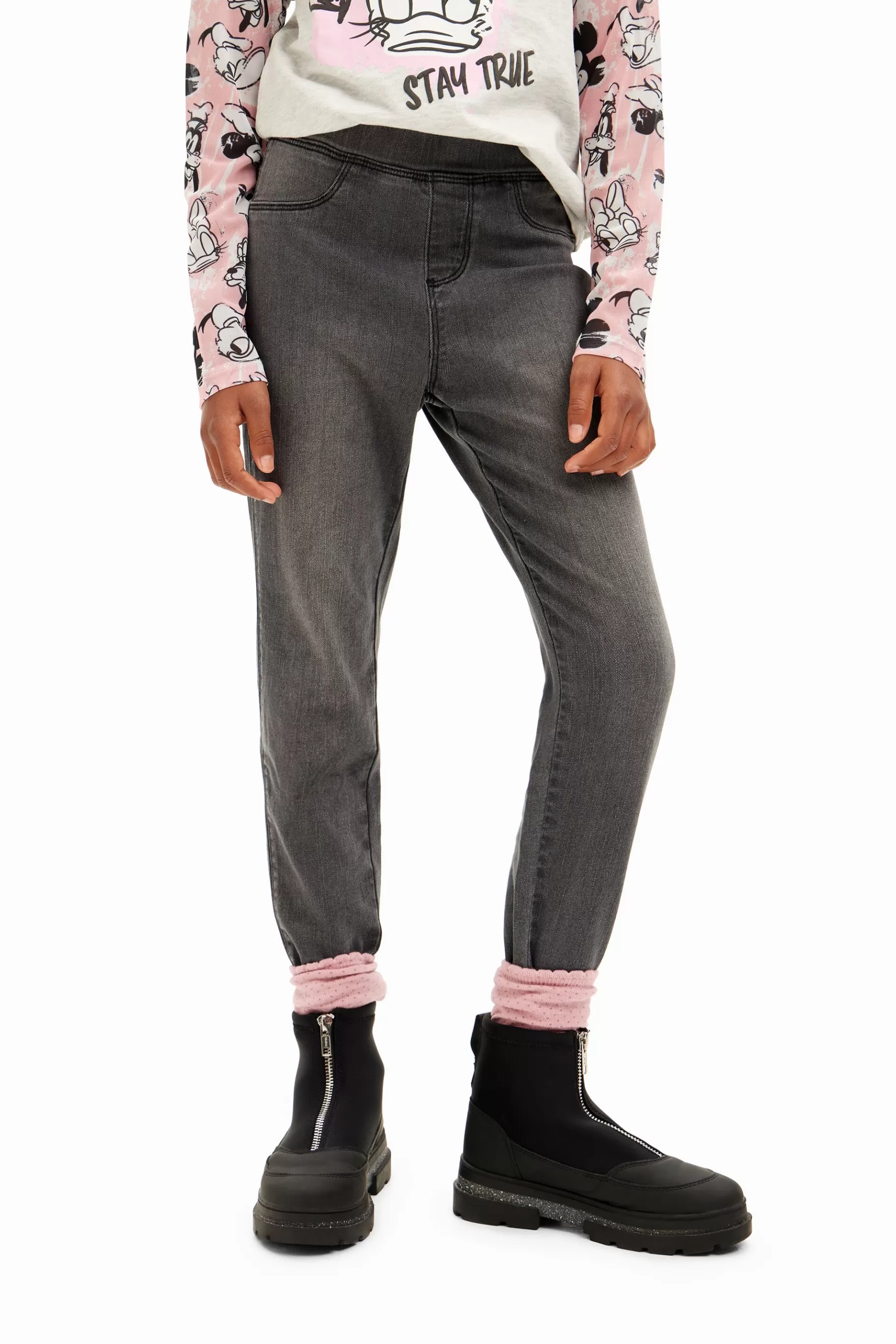 Desigual Leggings denim elásticos* Faldas Y Pantalones