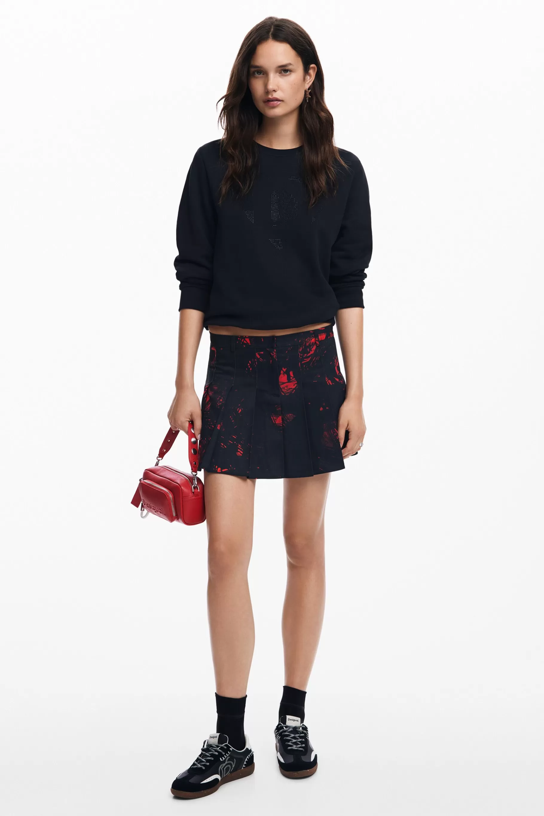 Desigual Minifalda plisada M.Christian Lacroix*Mujer Faldas Y Shorts