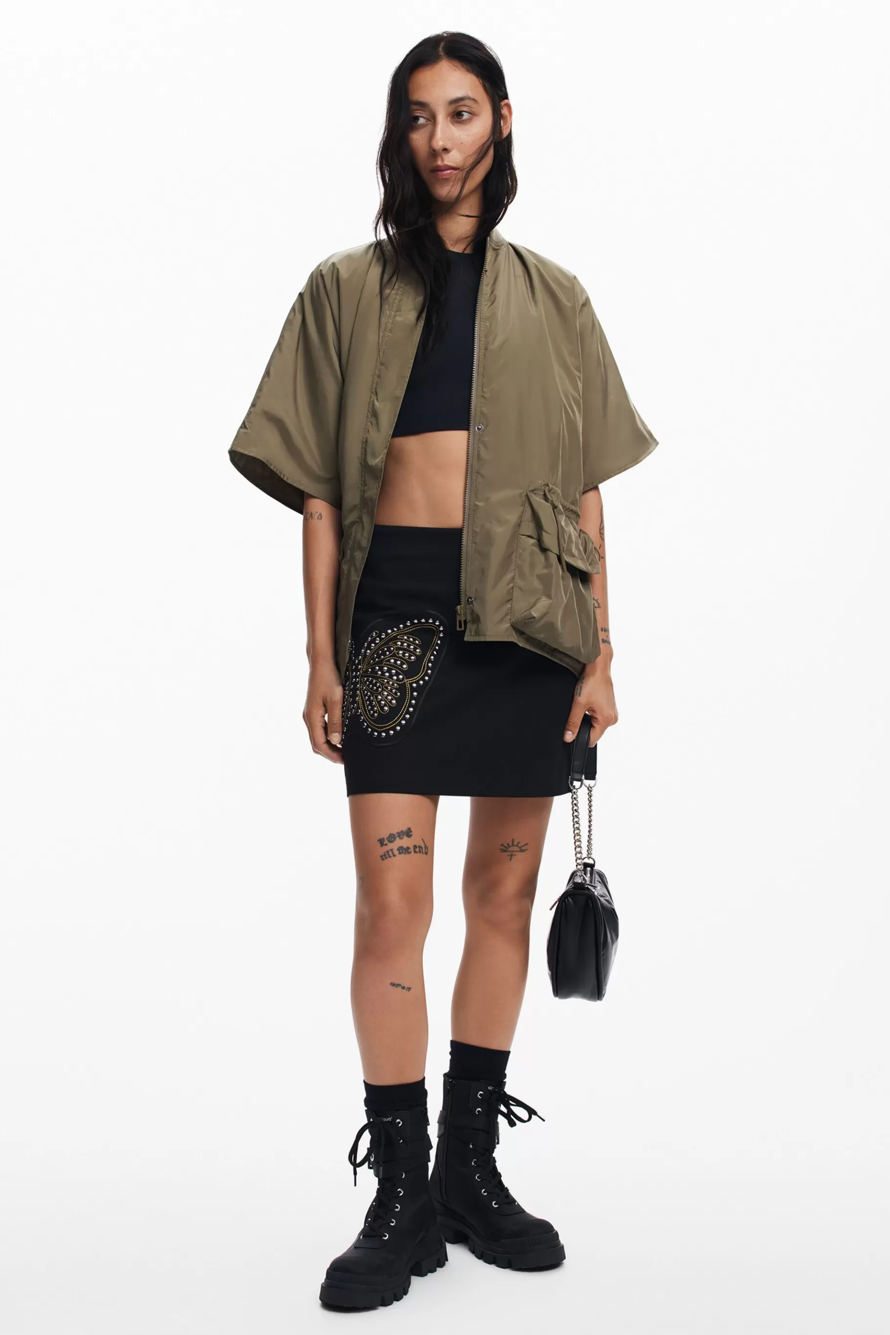 Desigual Minifalda slim mariposa*Mujer Faldas Y Shorts