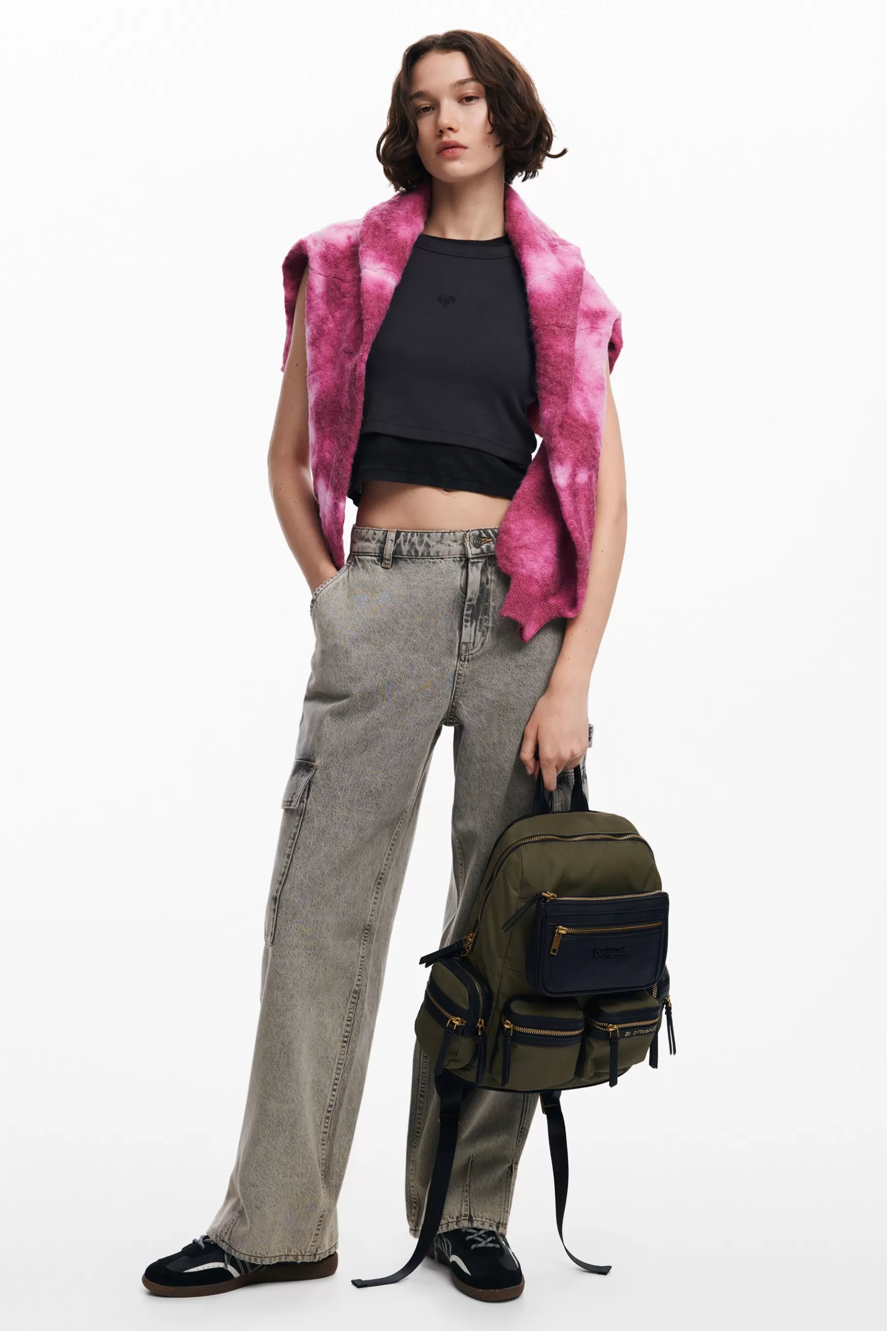 Desigual Mochila de nailon de alta capacidad*Mujer Mochilas | Mochilas