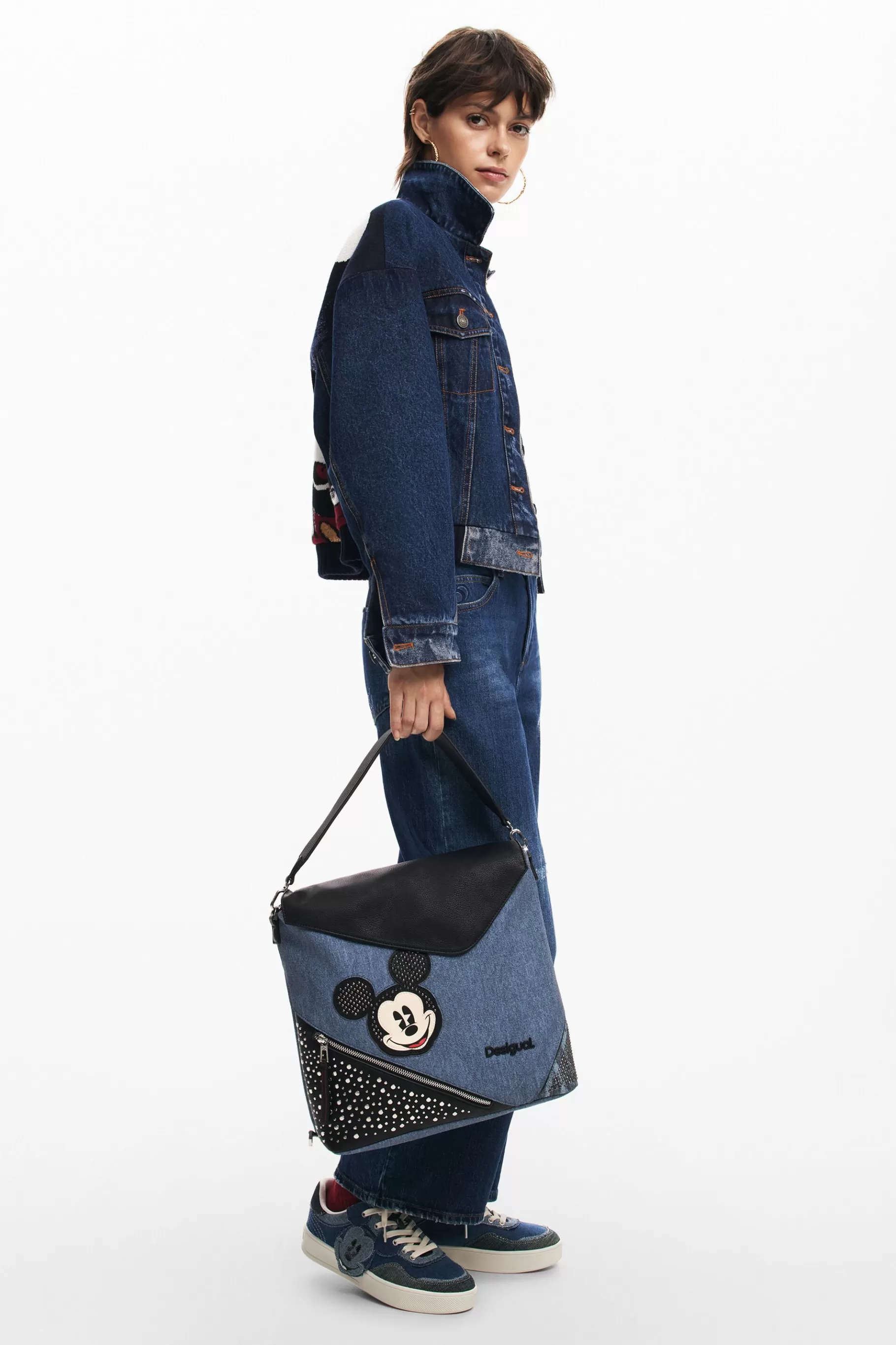 Desigual Mochila L denim Mickey*Mujer Mochilas | Mochilas