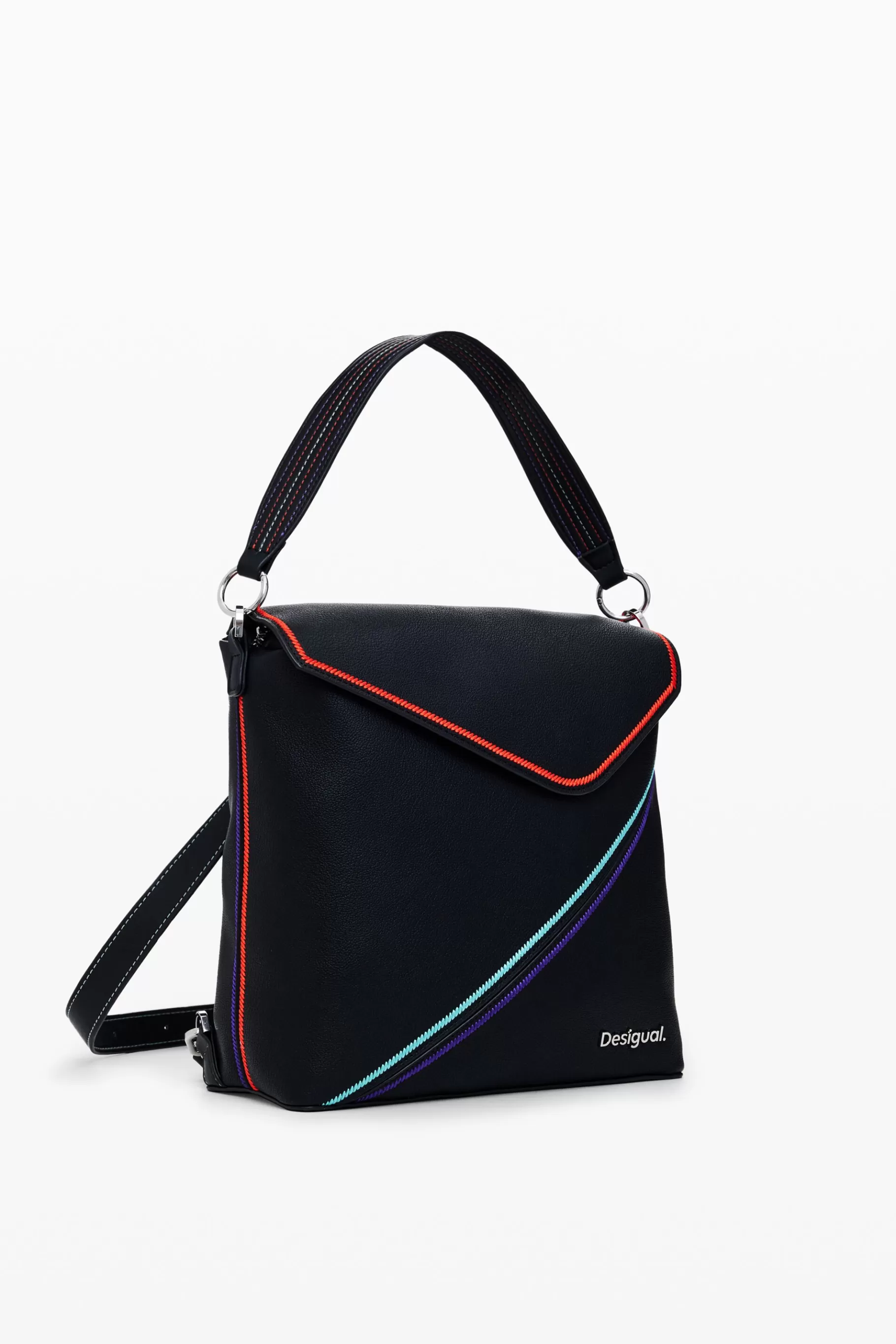 Desigual Mochila mini líneas*Mujer Mochilas | Mochilas