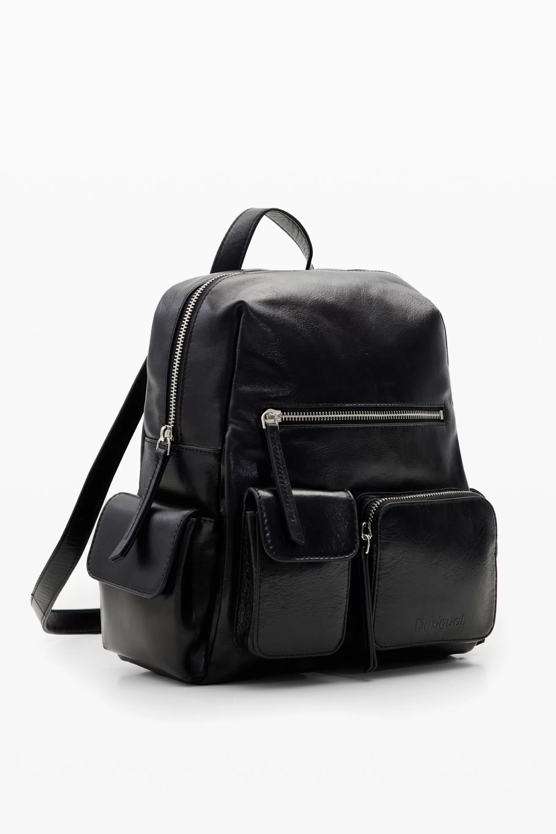 Desigual Mochila piel M bolsillos*Mujer Bolsos De Piel | Mochilas
