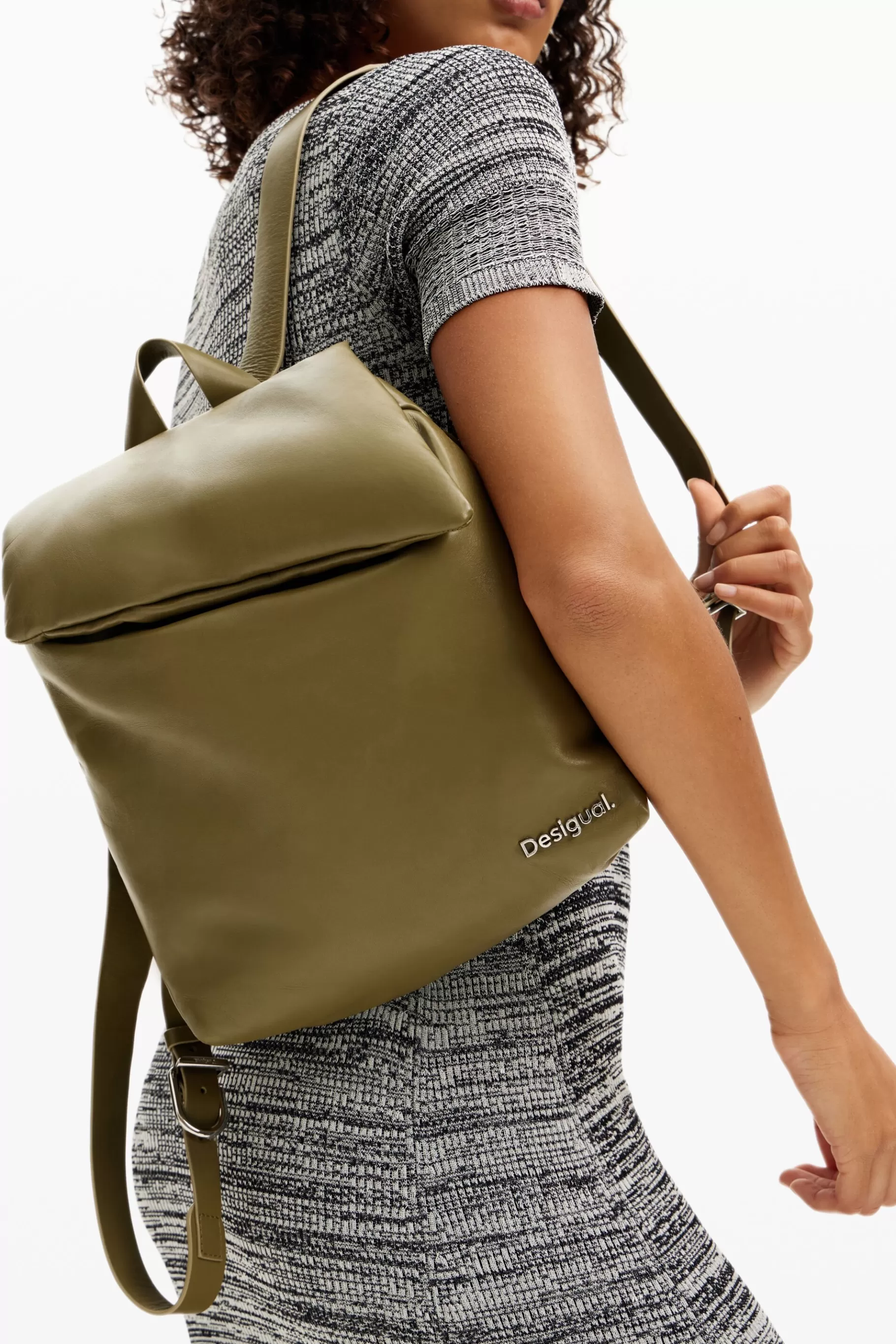 Desigual Mochila piel S acolchada*Mujer Bolsos De Piel | Mochilas