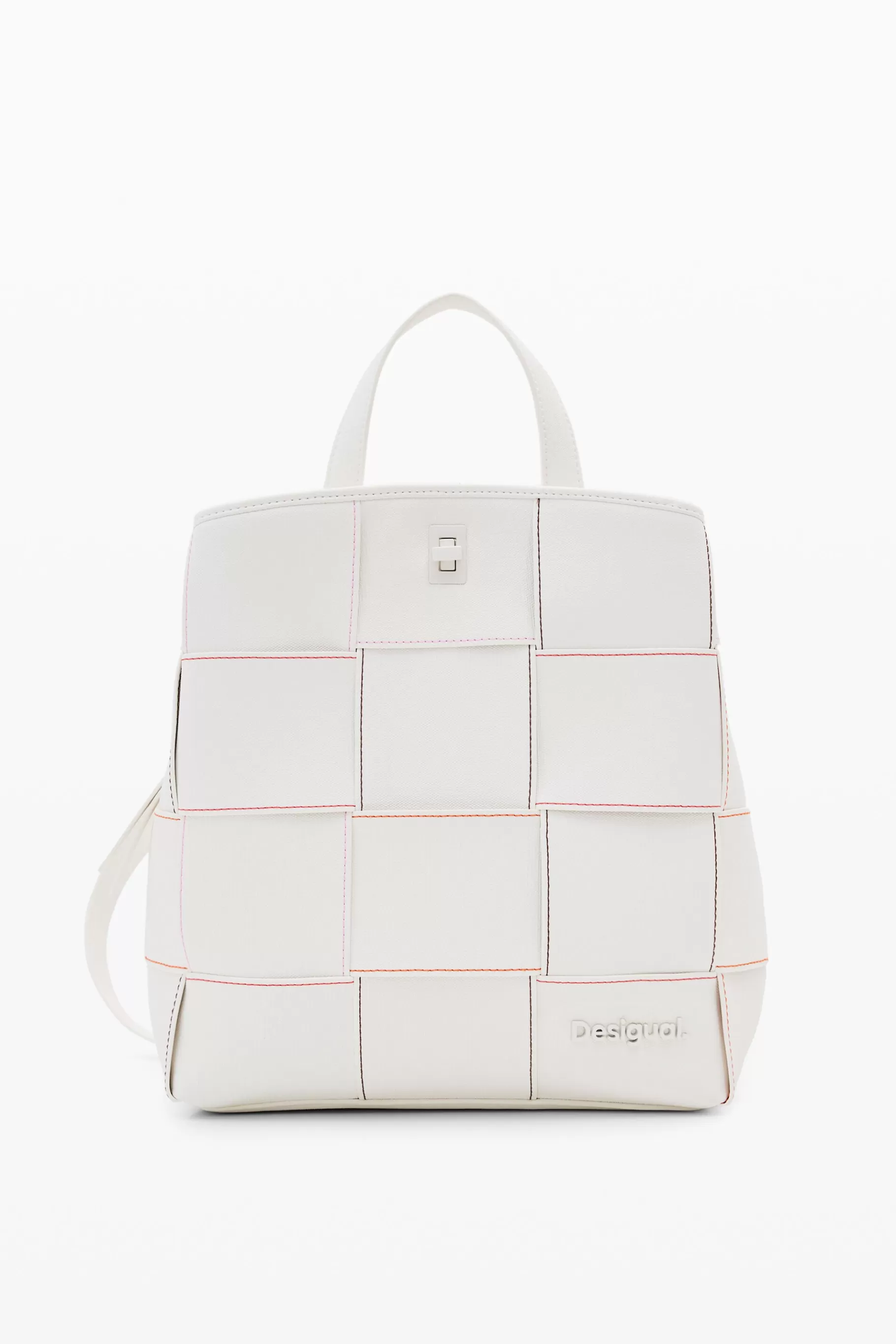Desigual Mochila S trenzada pespuntes*Mujer Mochilas | Mochilas