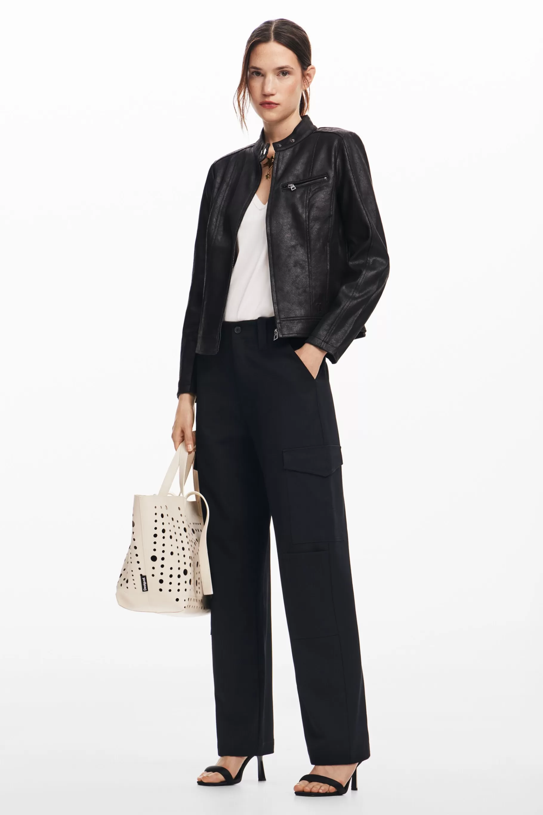 Desigual Pantalón cargo fluido*Mujer Pantalones
