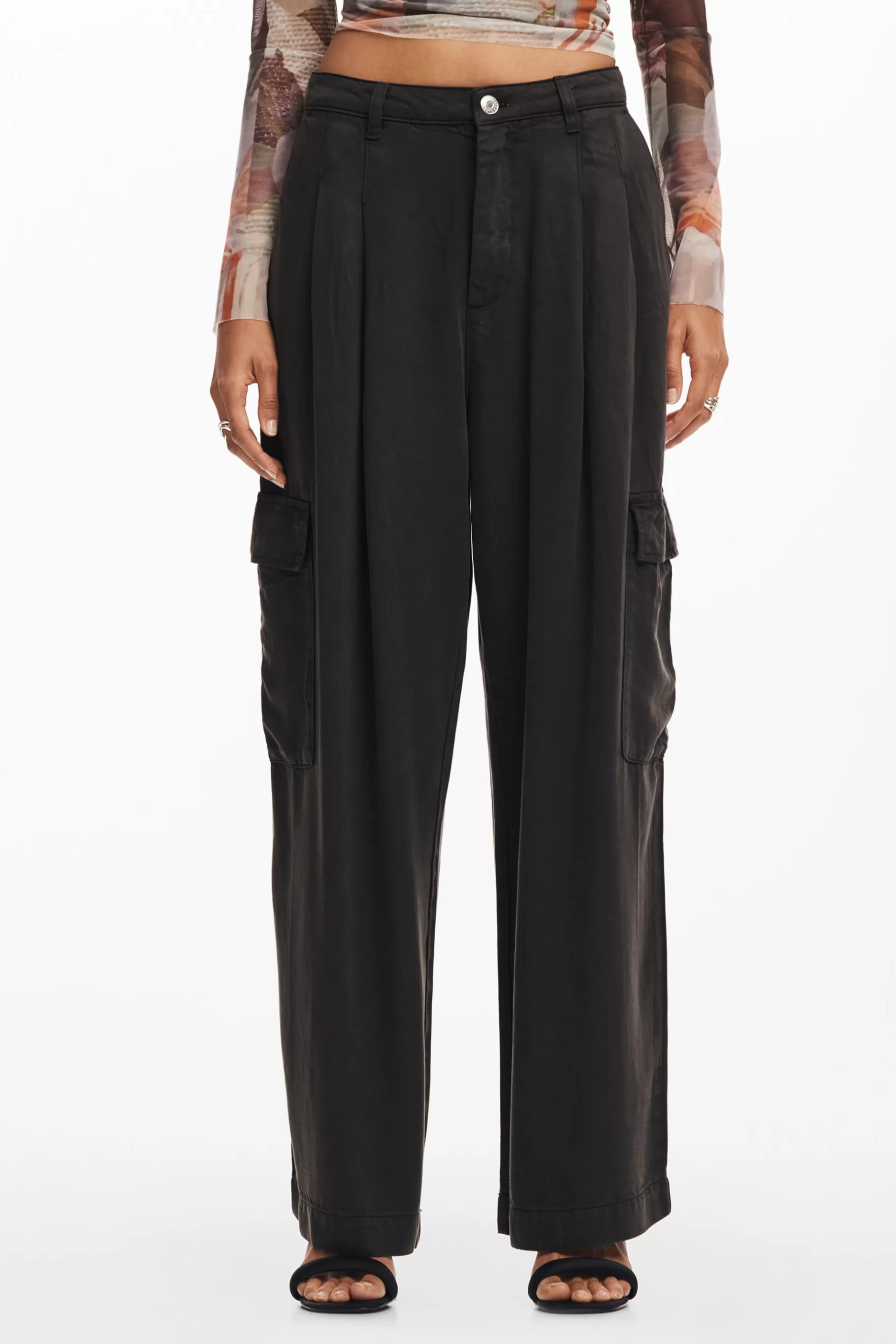 Desigual Pantalón cargo fluido*Mujer Pantalones