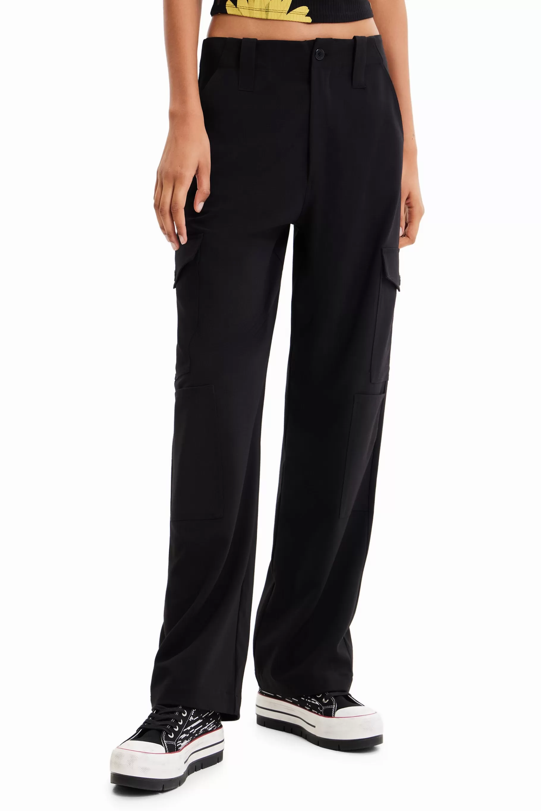 Desigual Pantalón cargo fluido*Mujer Pantalones