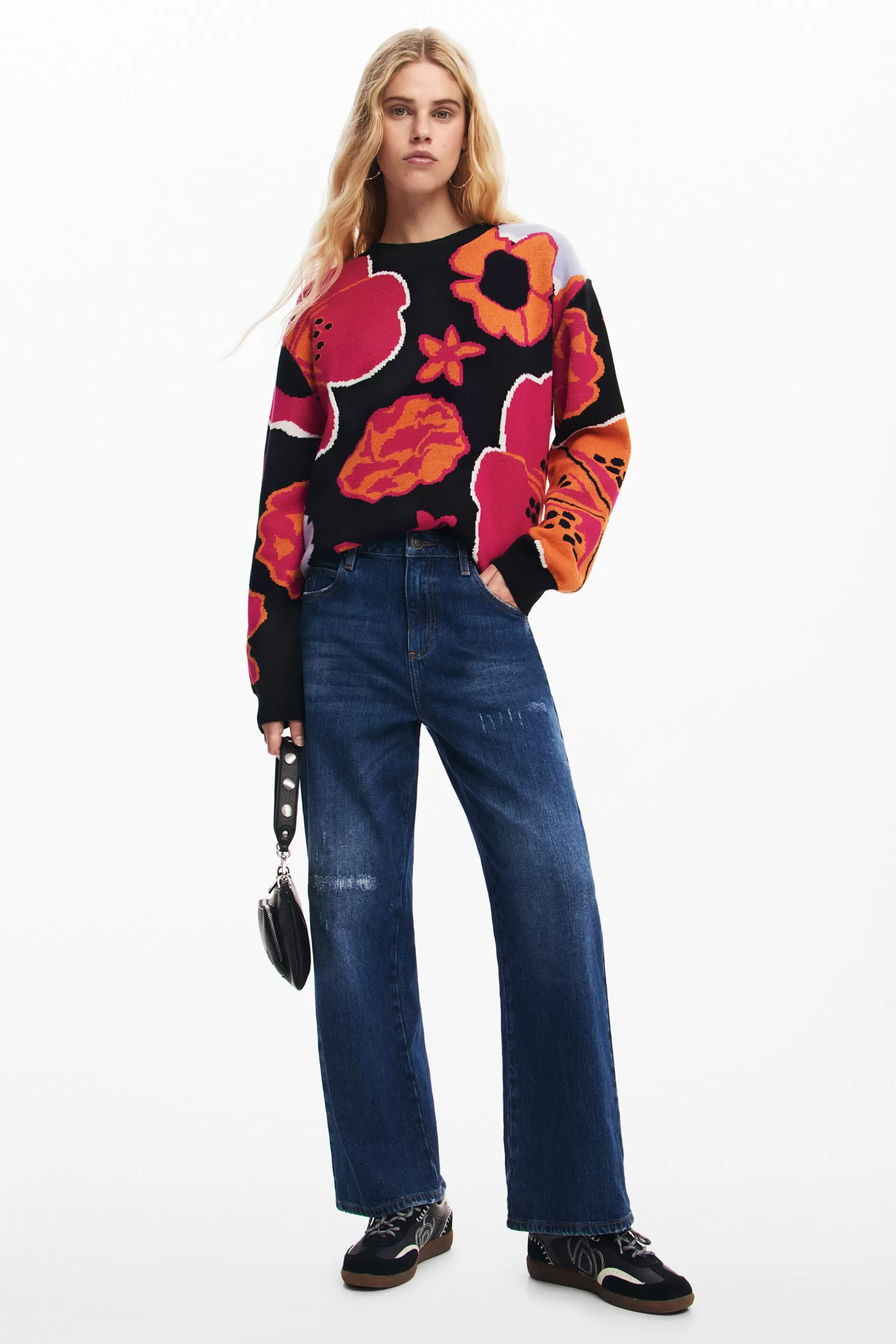 Desigual Pantalón culotte denim*Mujer Vaqueros | Pantalones