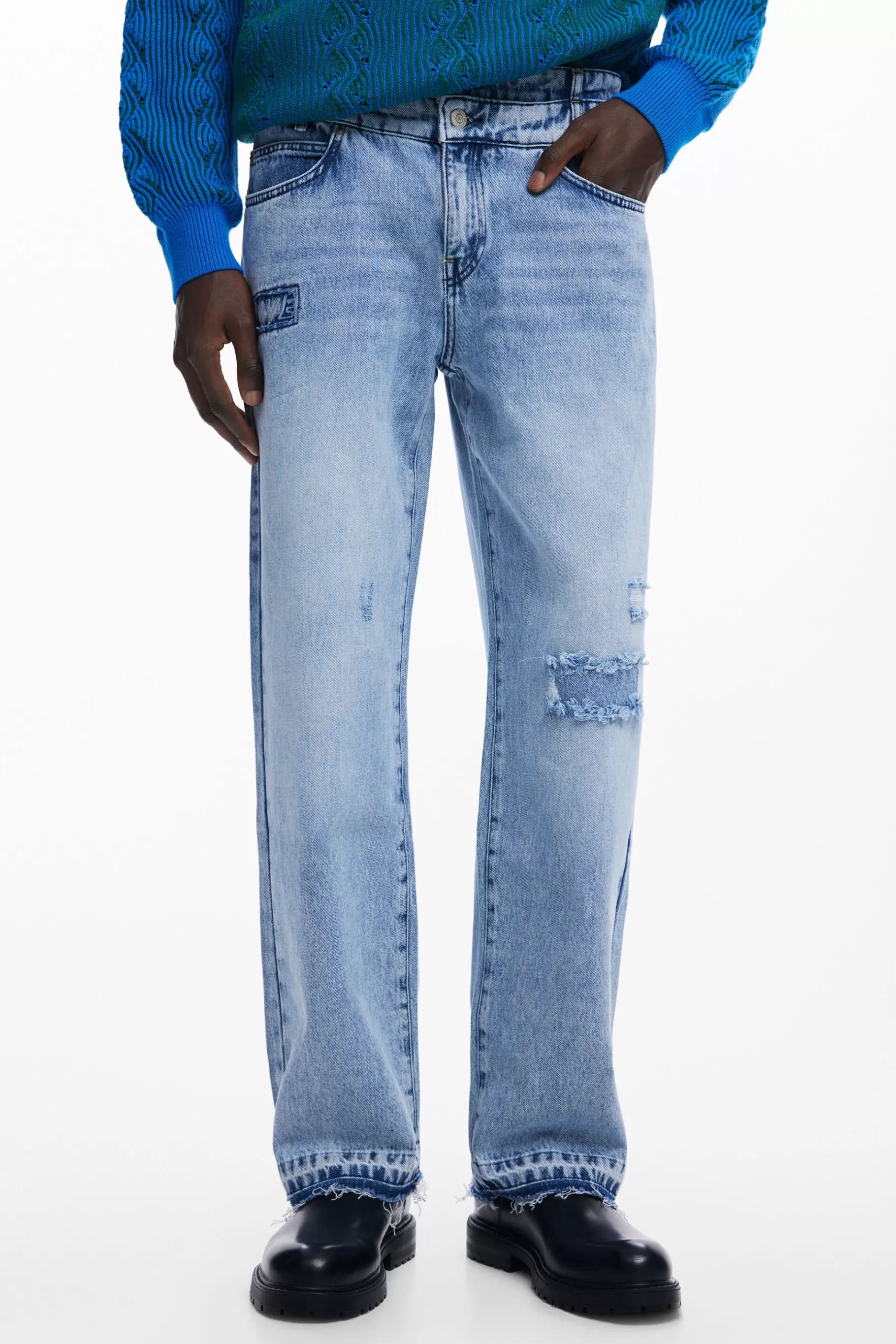 Desigual Pantalón doble cintura*Hombre Jeans Y Pantalones