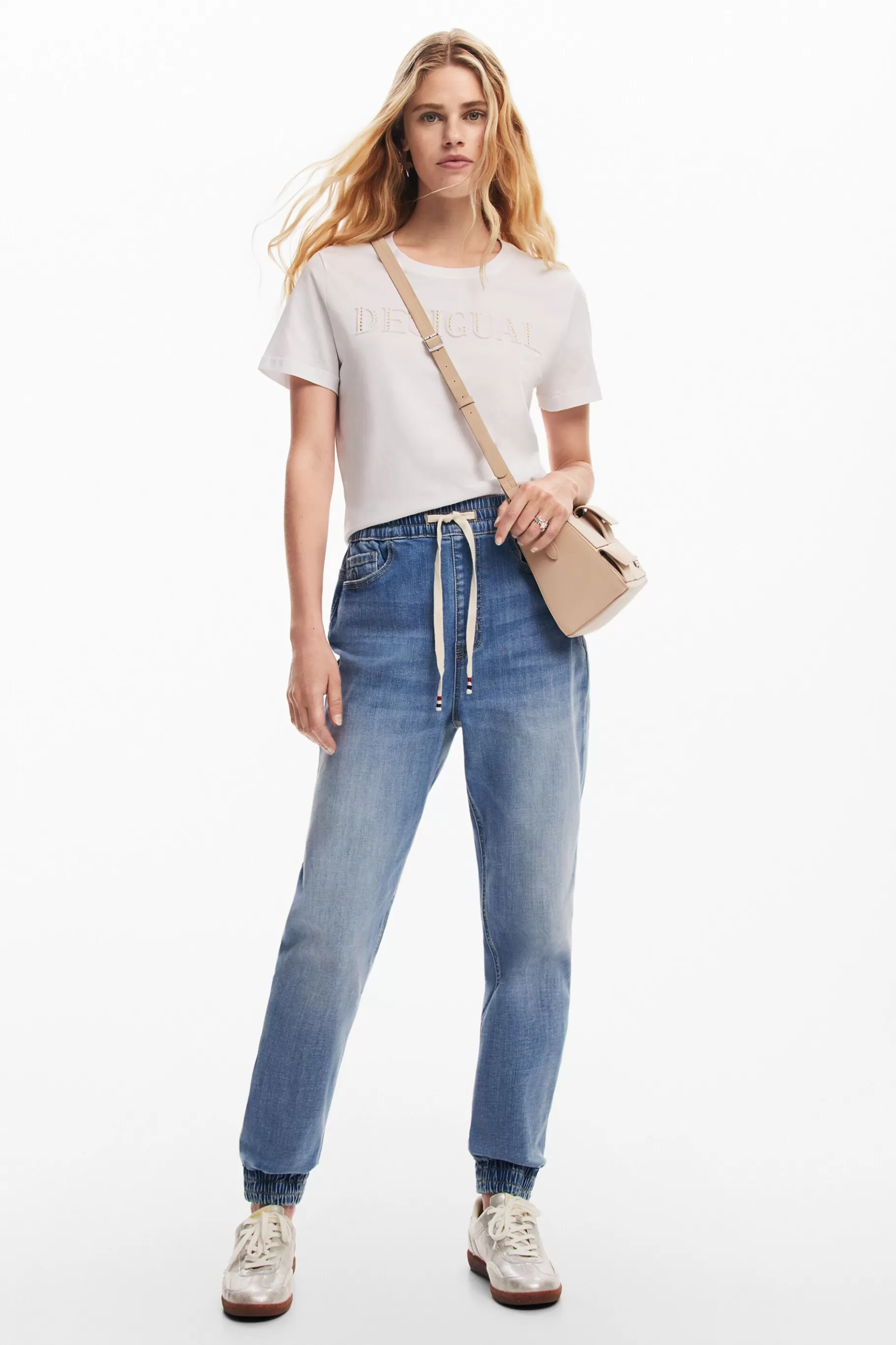 Desigual Pantalón jogger denim*Mujer Pantalones | Vaqueros