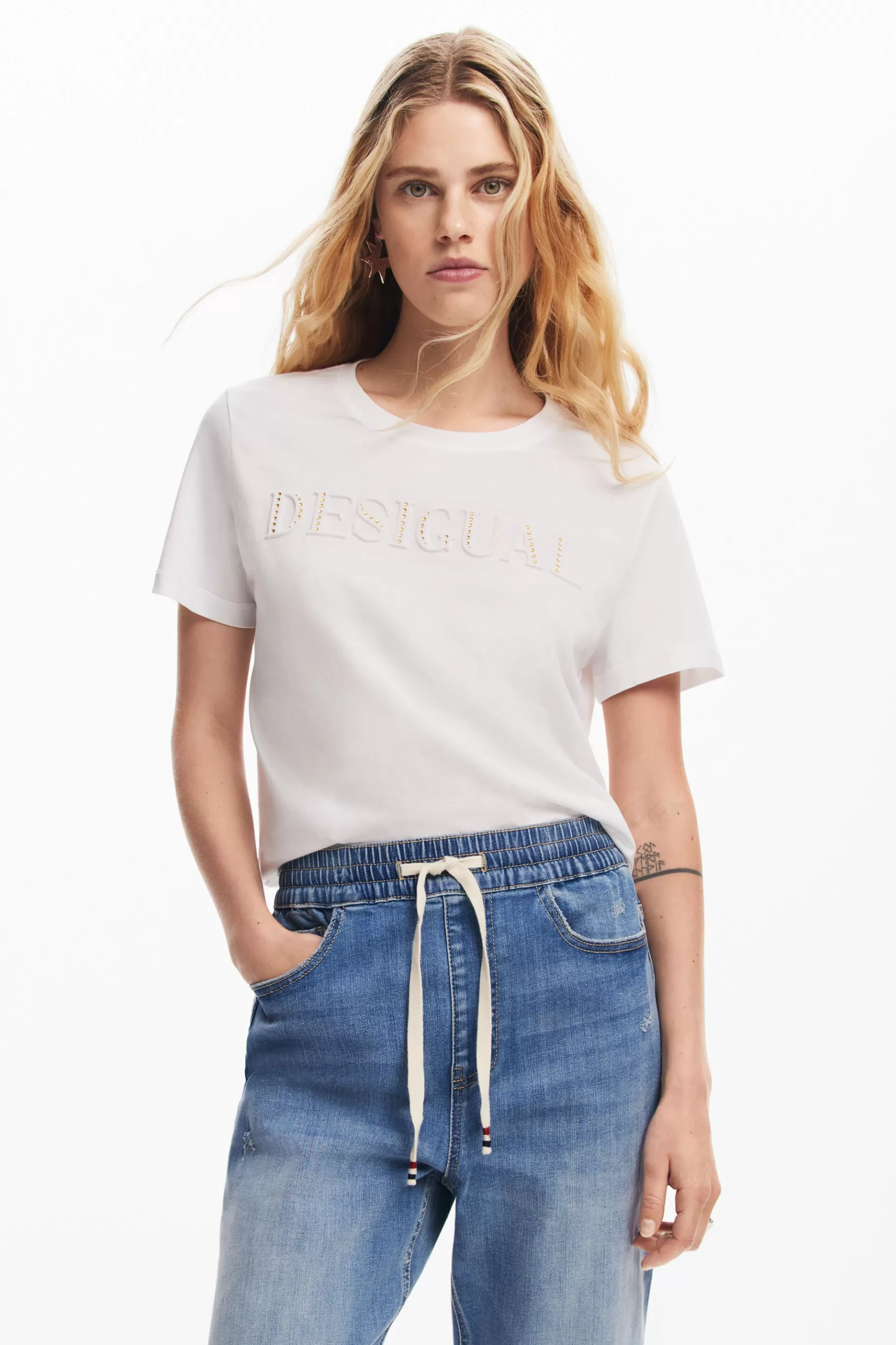 Desigual Pantalón jogger denim*Mujer Pantalones | Vaqueros