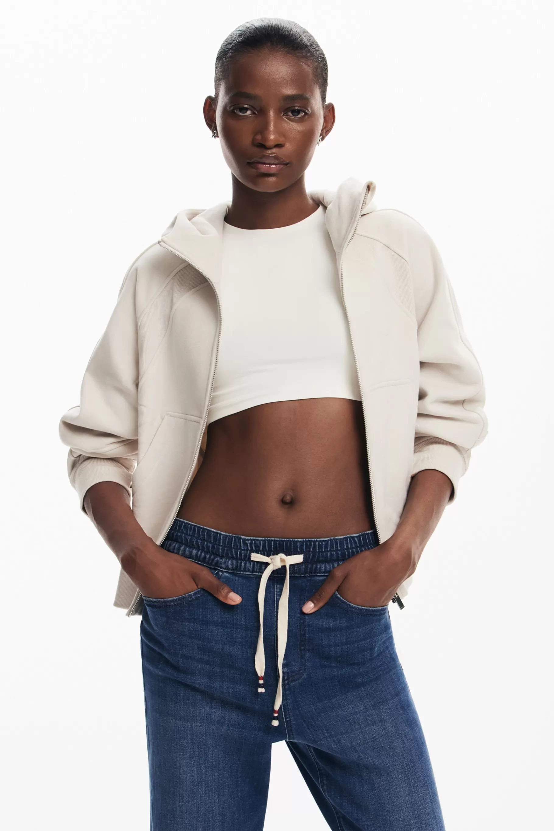Desigual Pantalón jogger tejido vaquero*Mujer Vaqueros | Pantalones