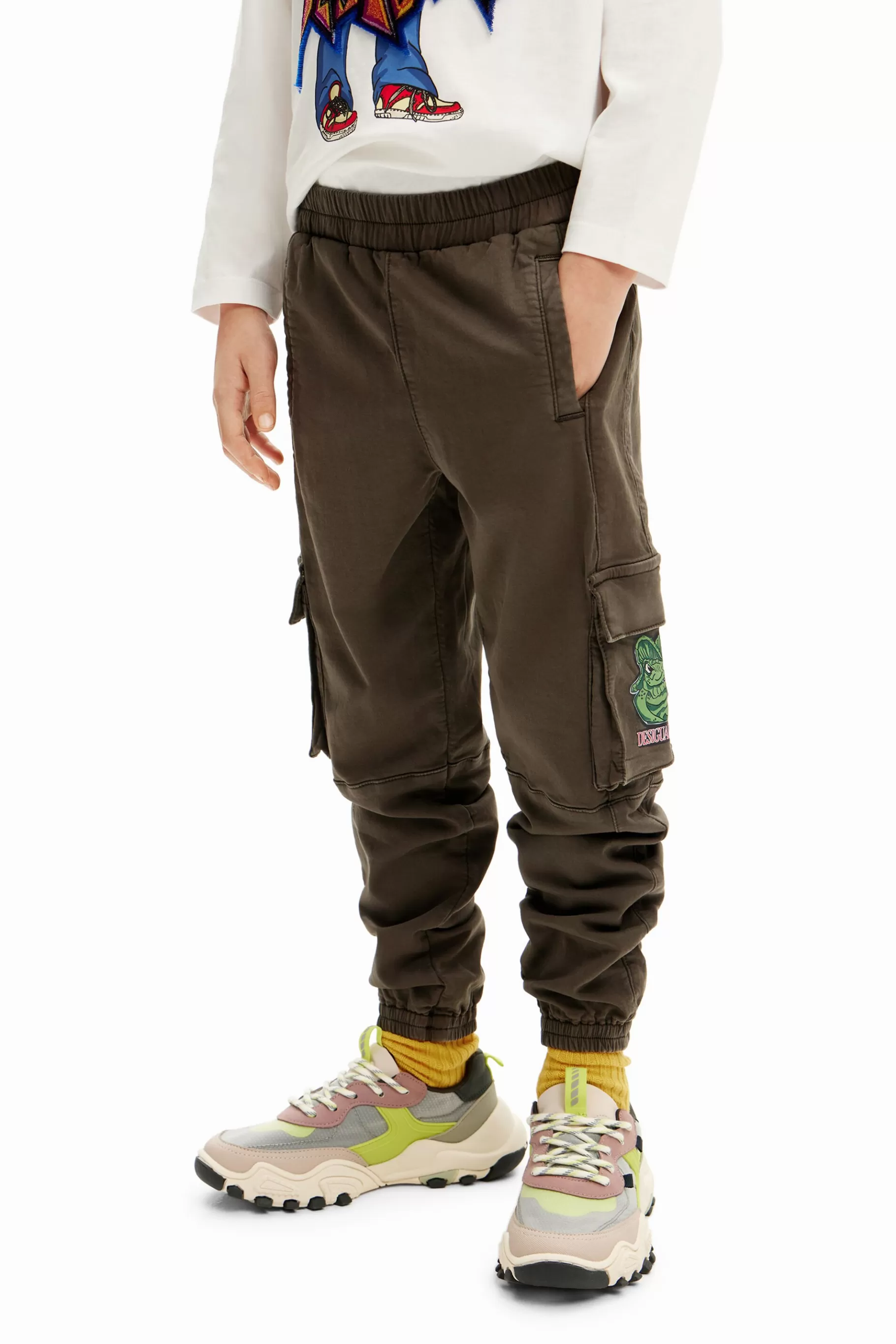 Desigual Pantalón largo jogger bolsillos cargo* Pantalones Y Jeans