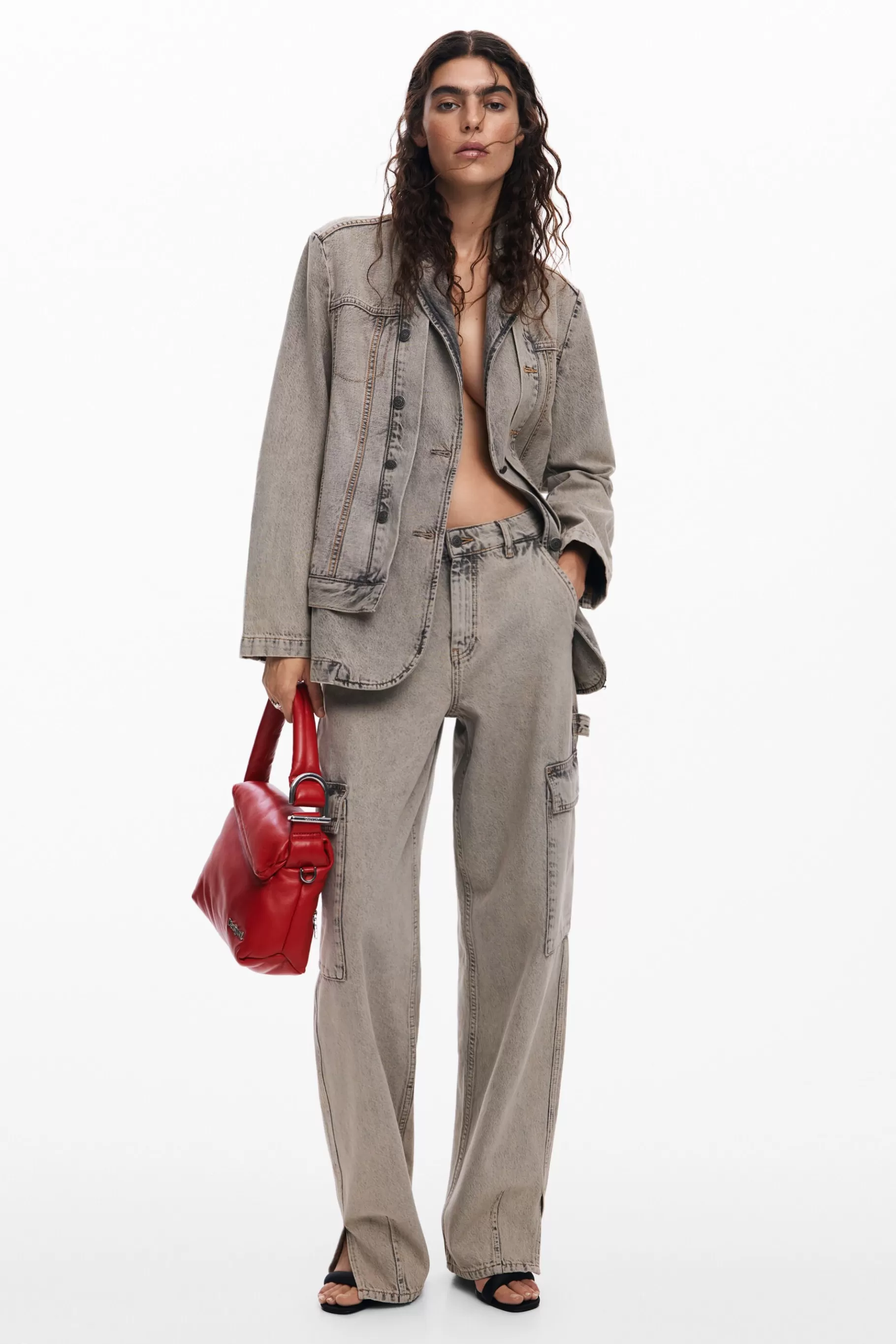 Desigual Pantalón vaquero cargo*Mujer Vaqueros | Pantalones