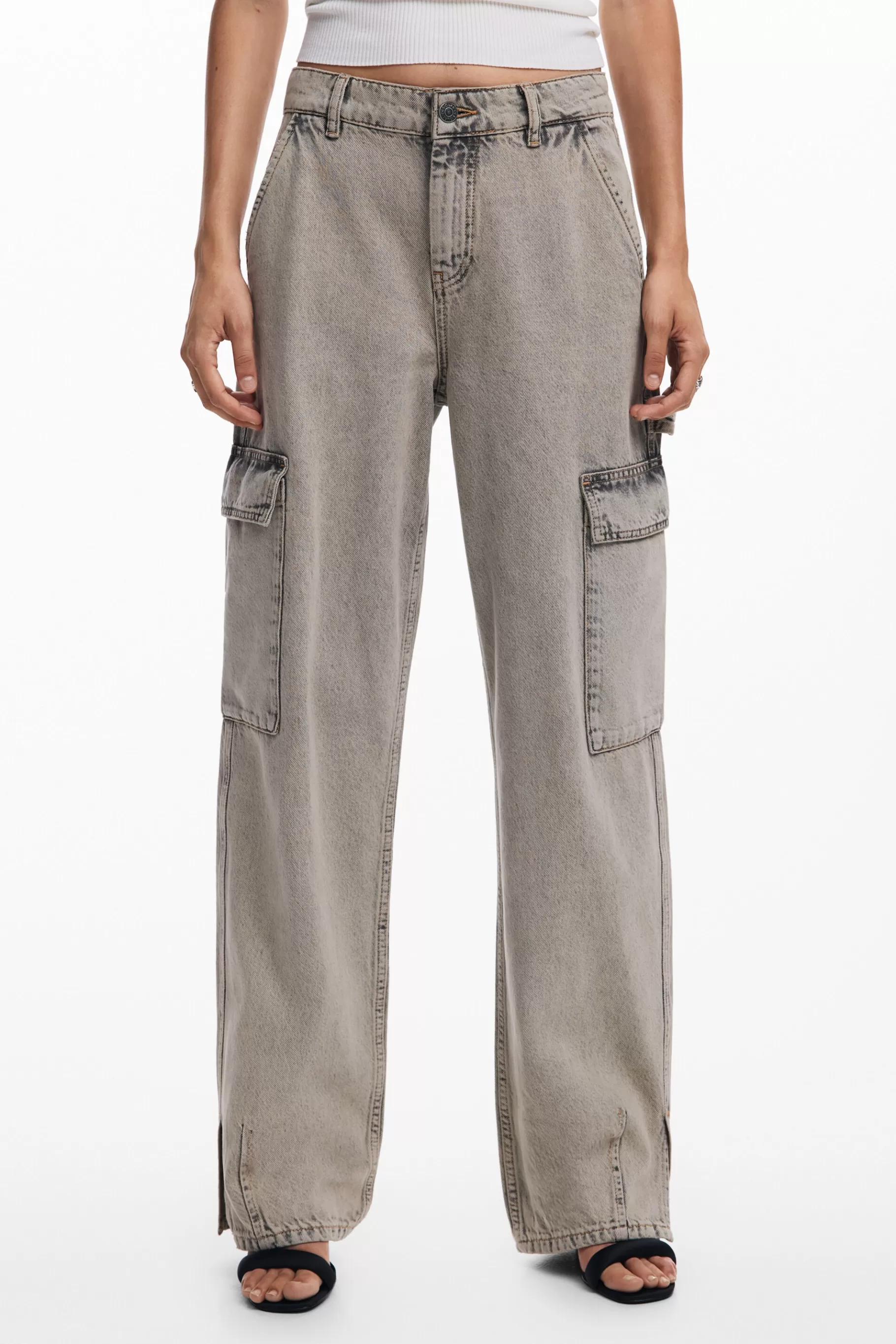 Desigual Pantalón vaquero cargo*Mujer Vaqueros | Pantalones