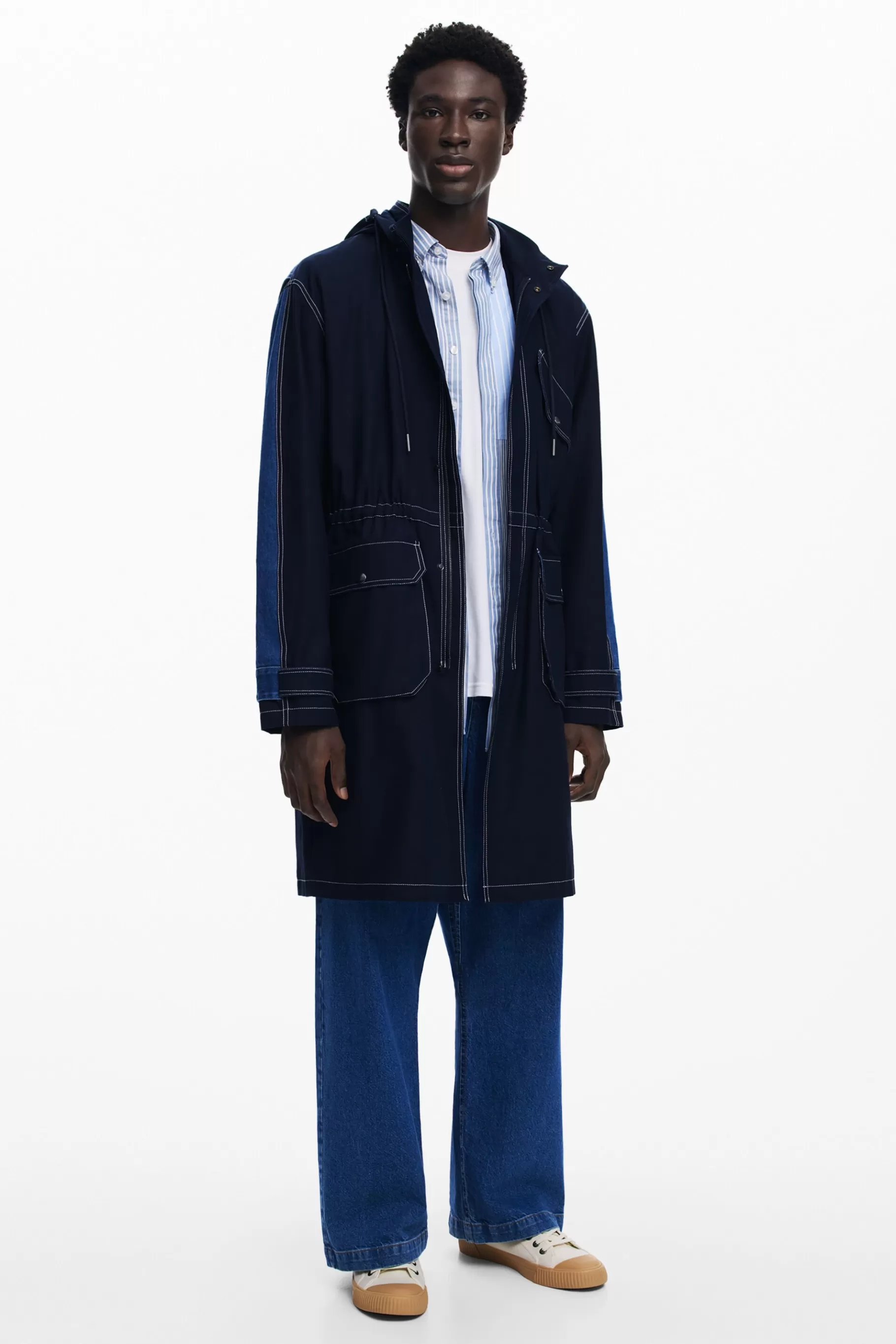 Desigual Parka denim*Hombre Abrigos Y Chaquetas
