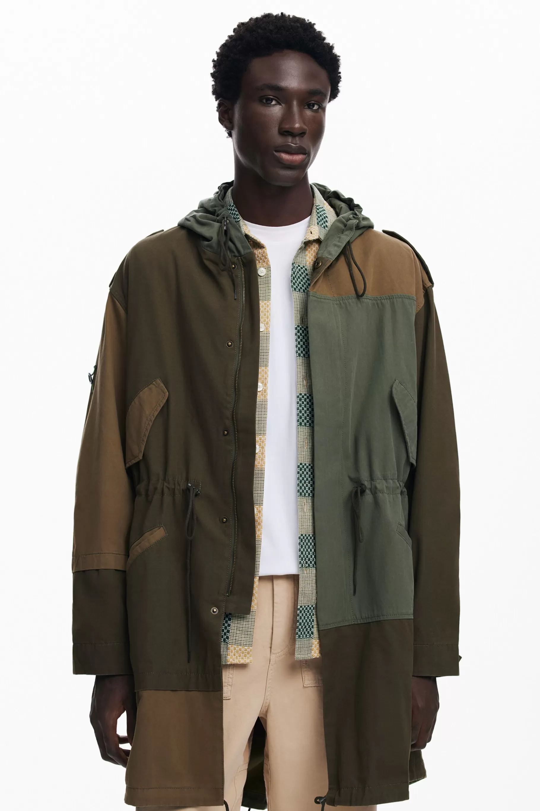 Desigual Parka multitono*Hombre Abrigos Y Chaquetas