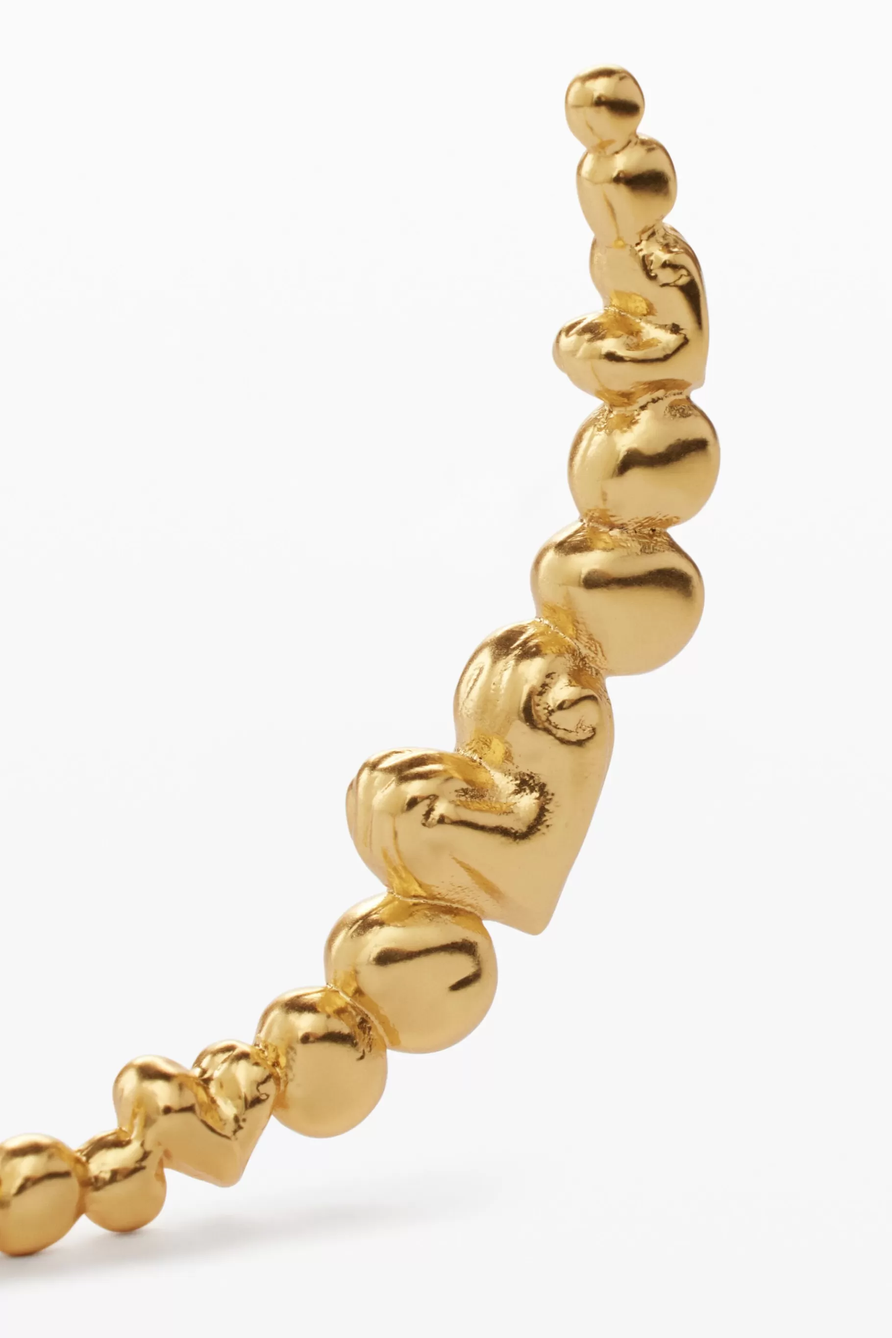 Desigual Pendientes aro corazones bañado en oro Zalio*Mujer Joyería