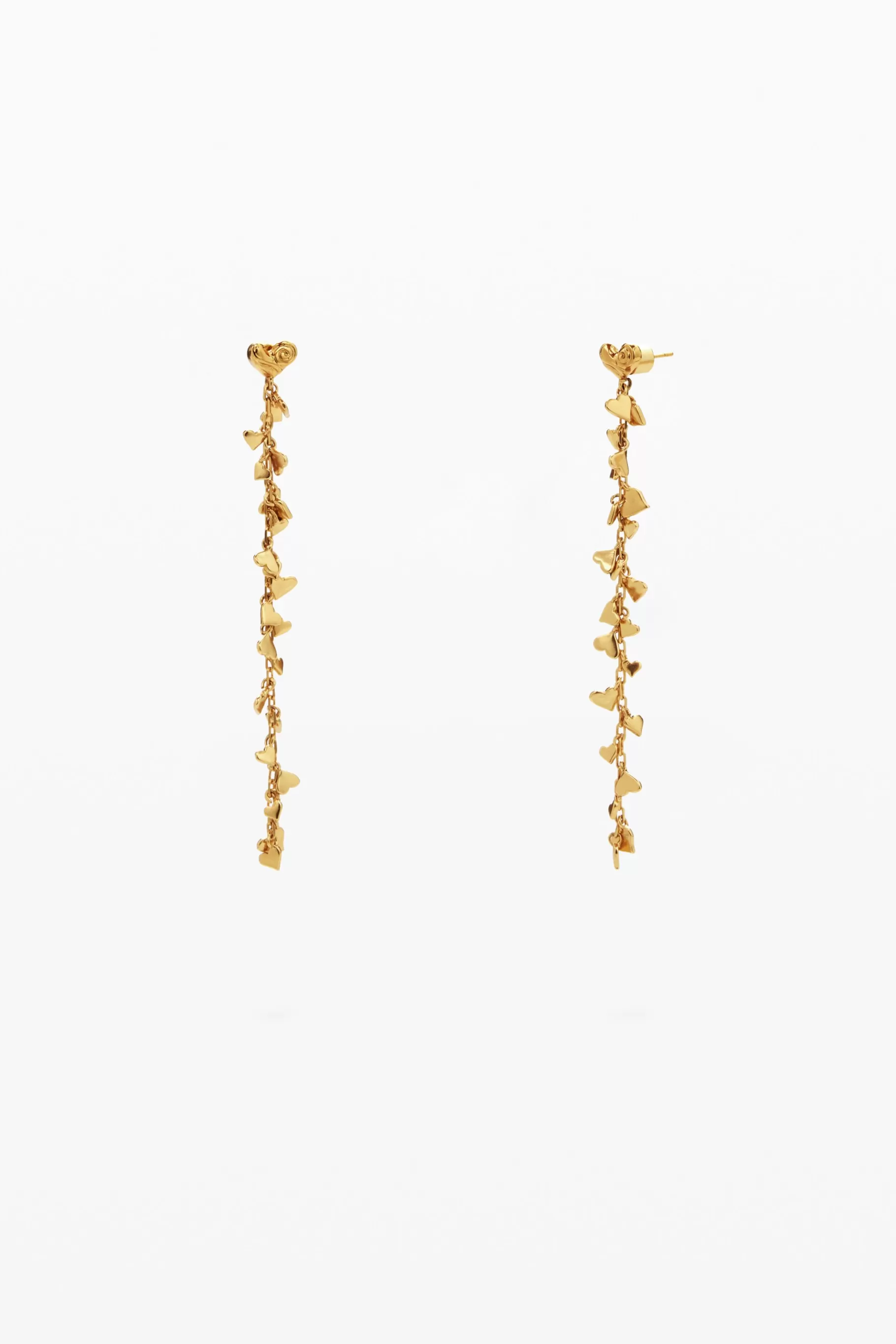 Desigual Pendientes cascada baño oro Zalio*Mujer Joyería