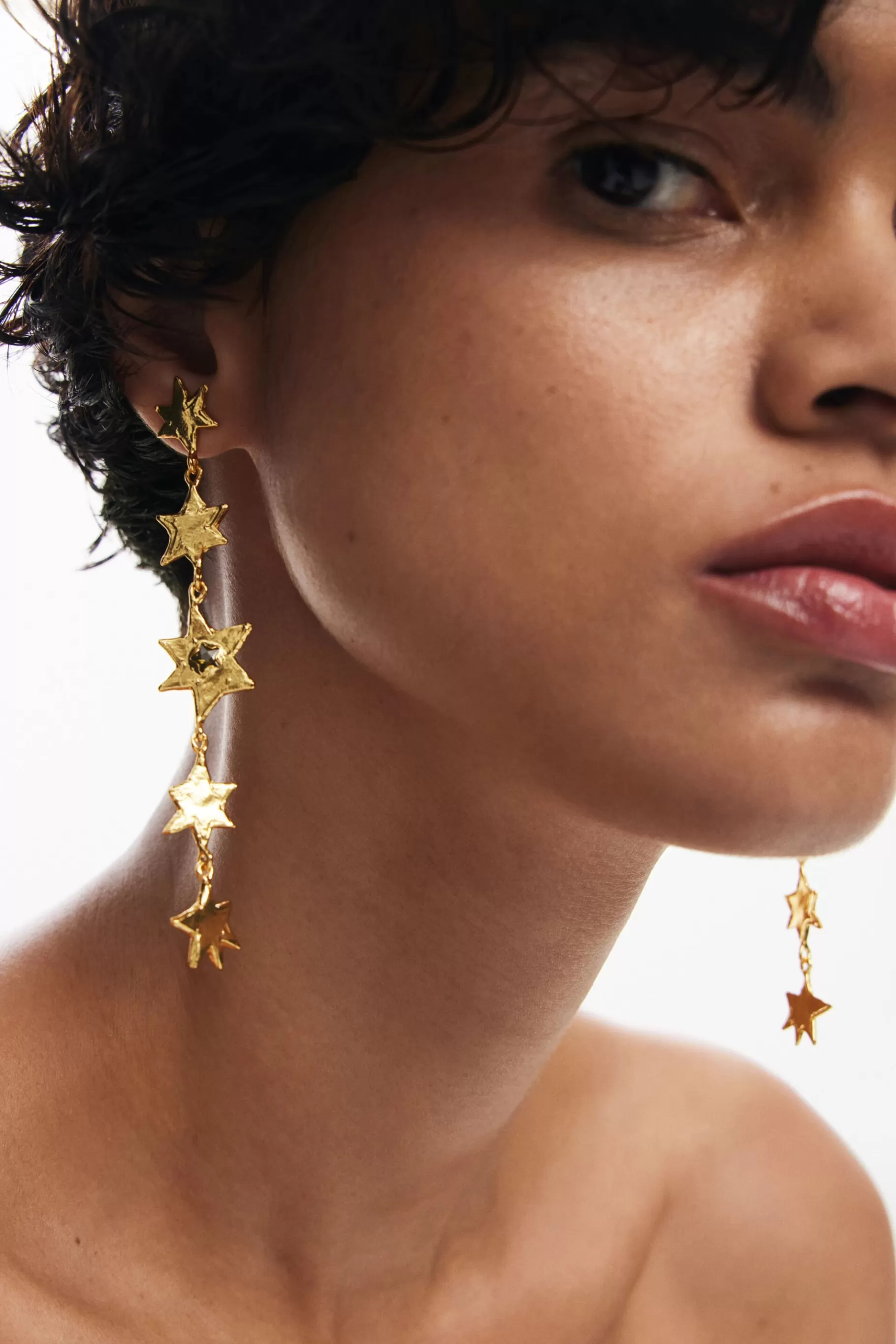 Desigual Pendientes cascada de estrellas Zalio*Mujer Joyería