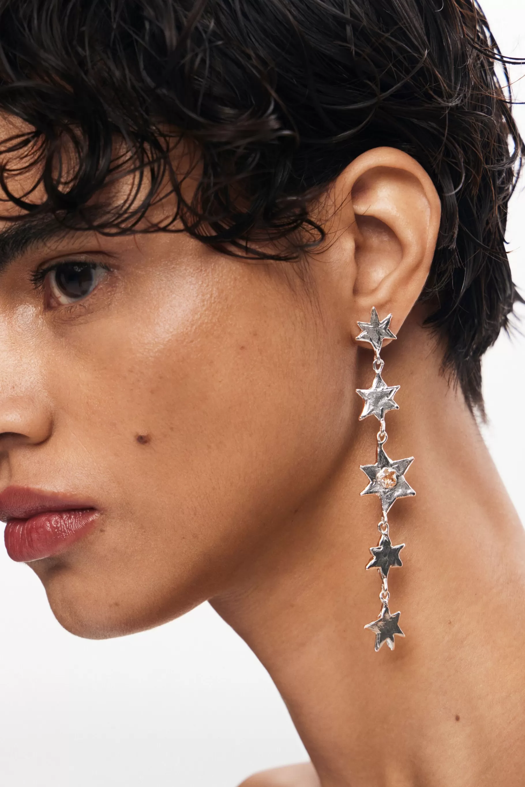 Desigual Pendientes cascada estrellas Zalio*Mujer Joyería