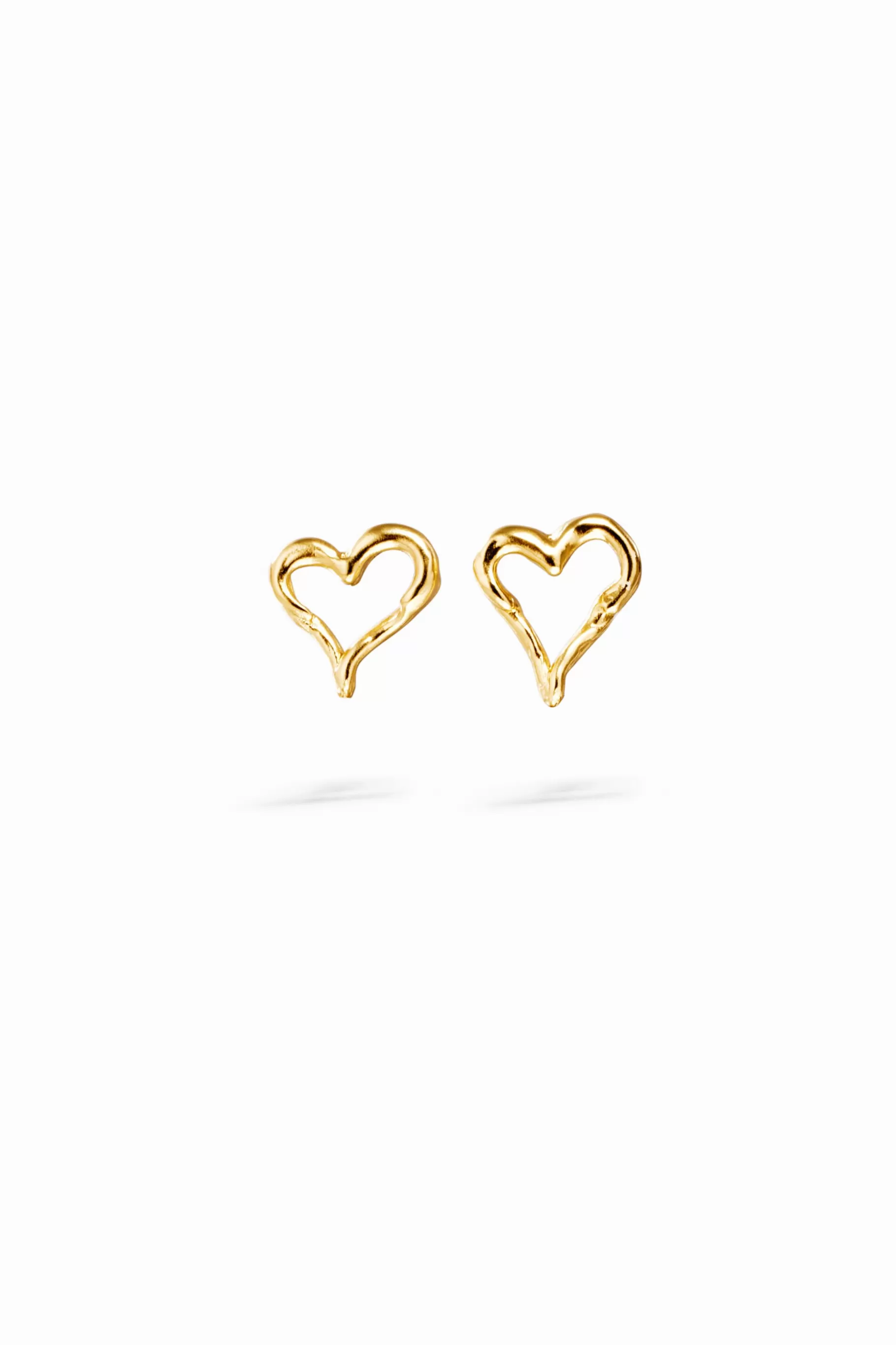 Desigual Pendientes corazón baño oro Zalio*Mujer Joyería