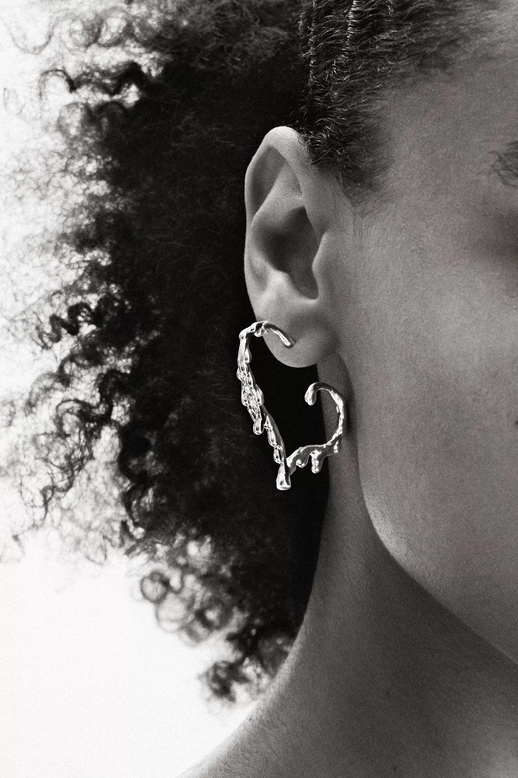 Desigual Pendientes corazón baño oro Zalio*Mujer Joyería