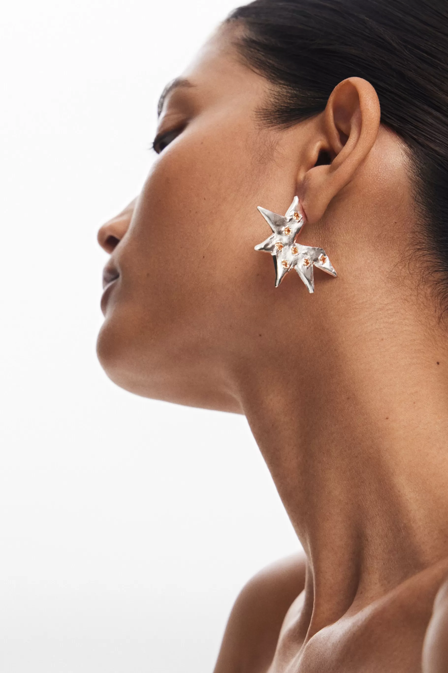Desigual Pendientes  en forma de estrella plata Zalio*Mujer Joyería