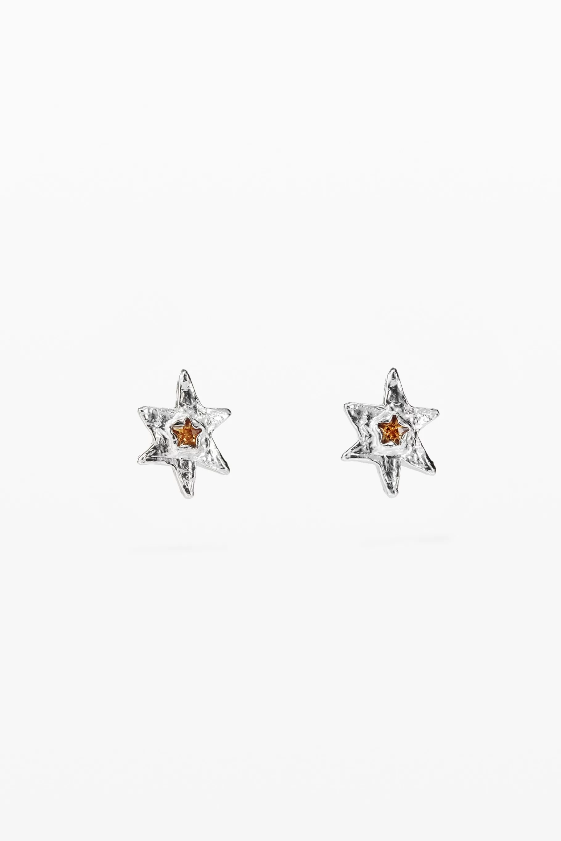 Desigual Pendientes estrella baño plata Zalio*Mujer Joyería