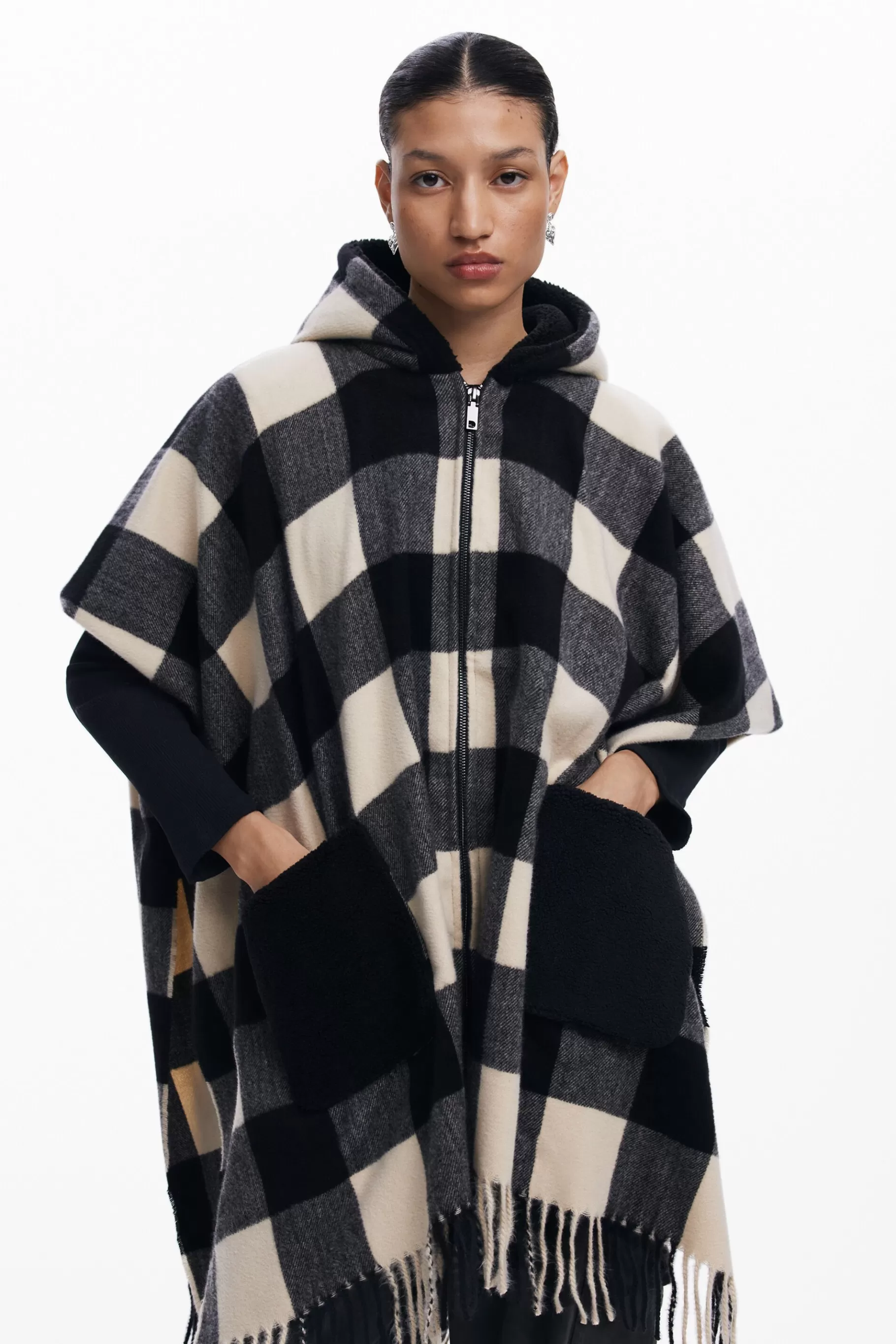 Desigual Poncho*Mujer Bufandas Y Pañuelos | Ponchos