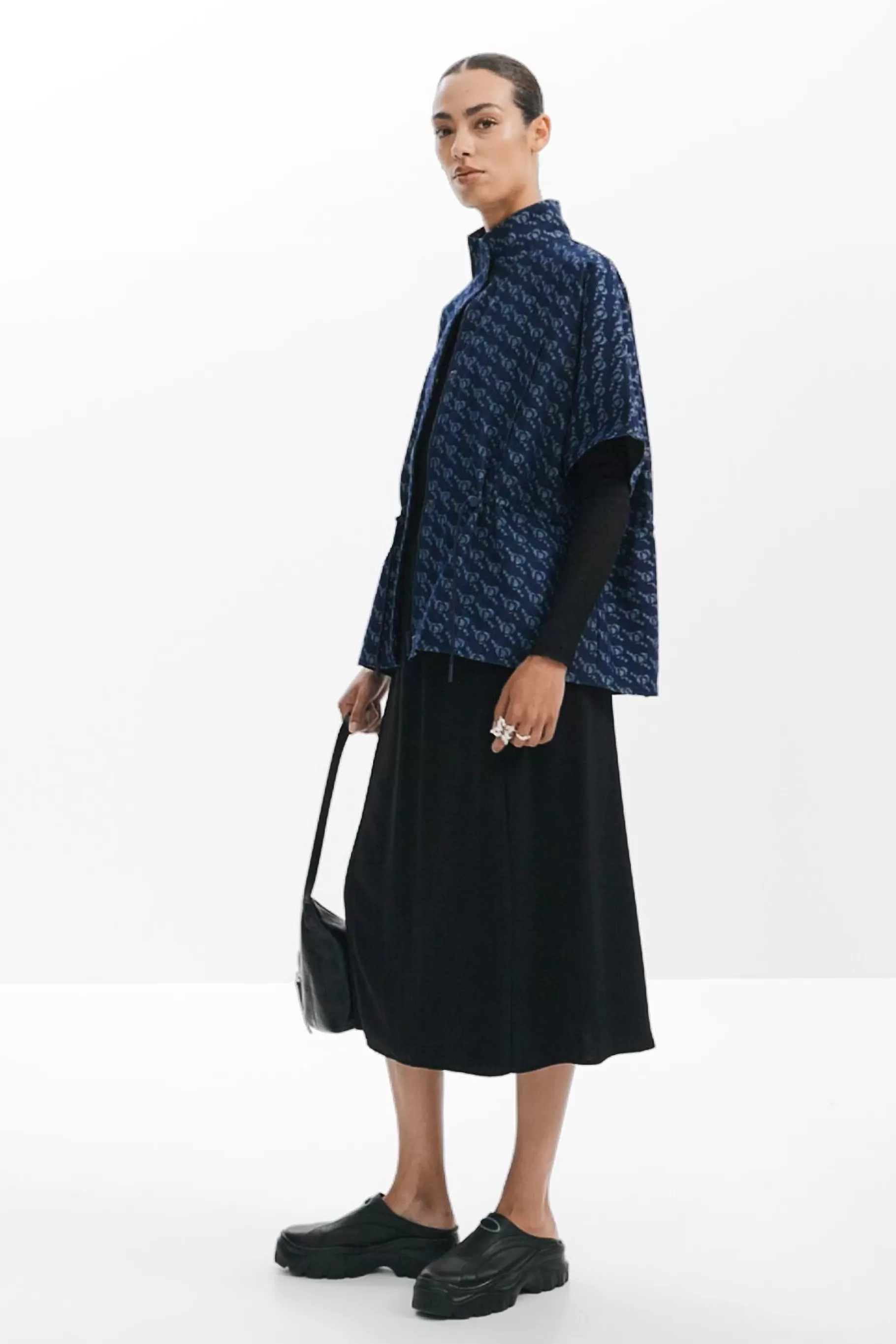 Desigual Poncho patrón geométrico*Mujer Bufandas Y Pañuelos | Ponchos