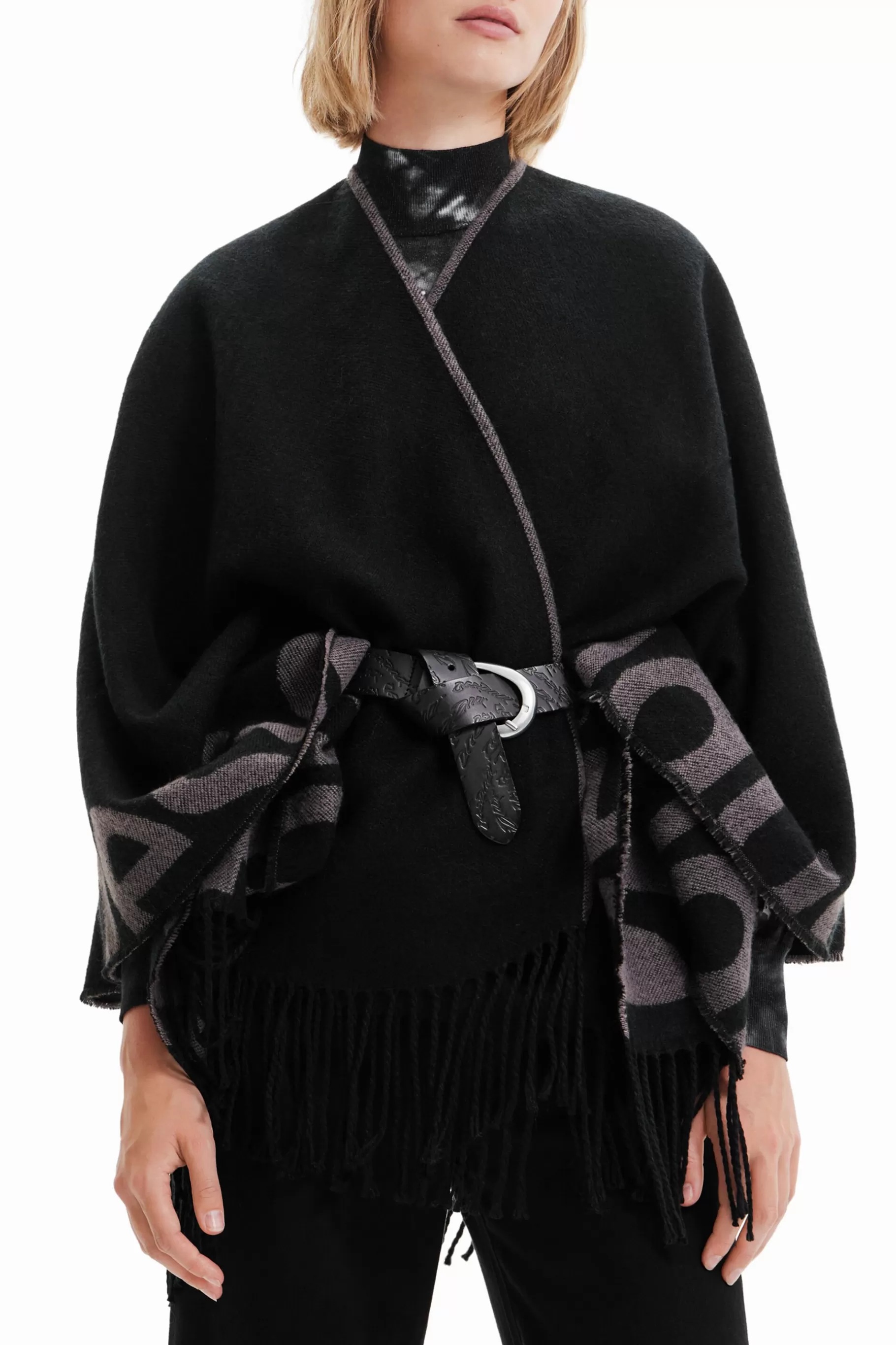 Desigual Poncho reversible*Mujer Bufandas Y Pañuelos