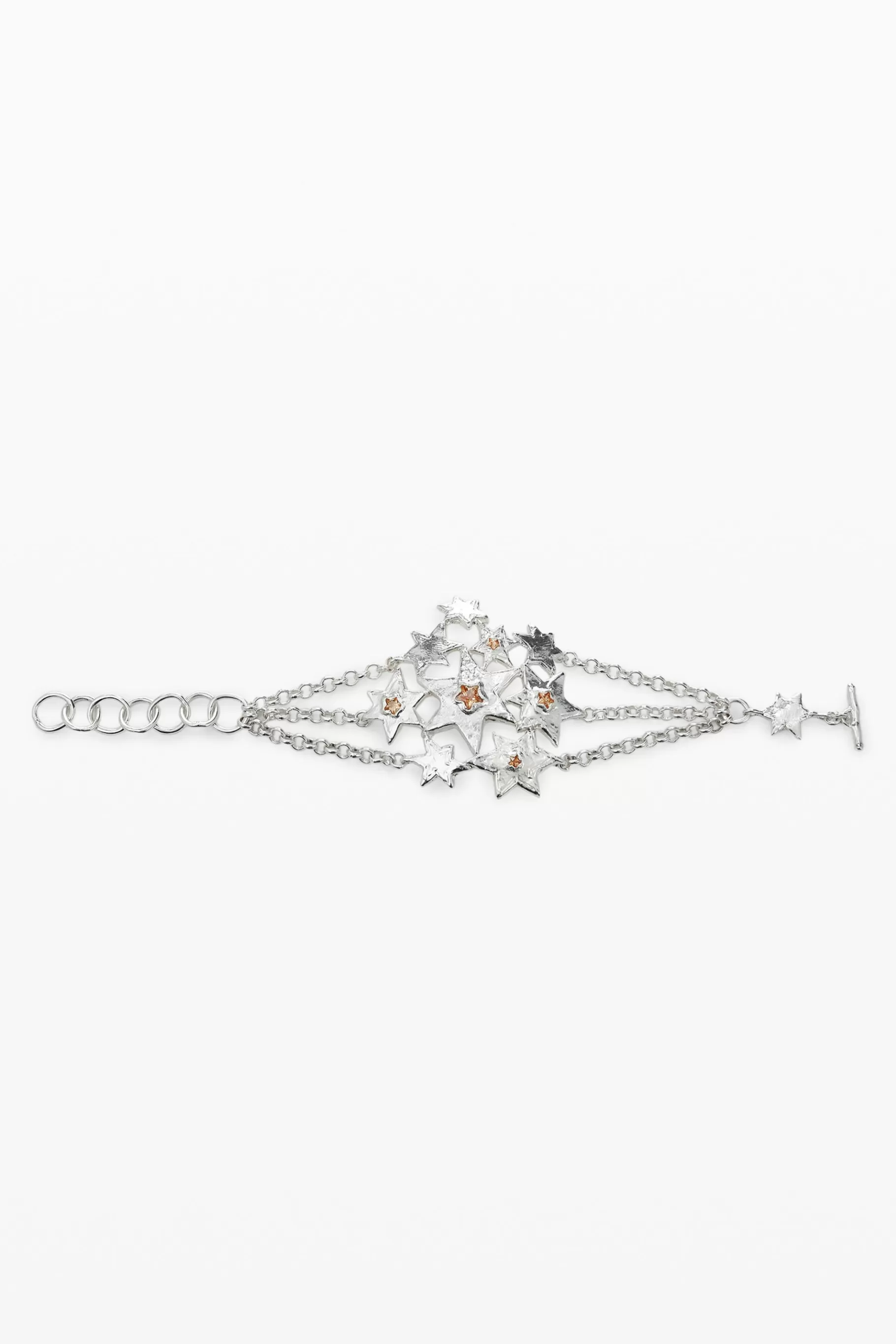Desigual Pulsera de cadenas estrellas Zalio*Mujer Joyería