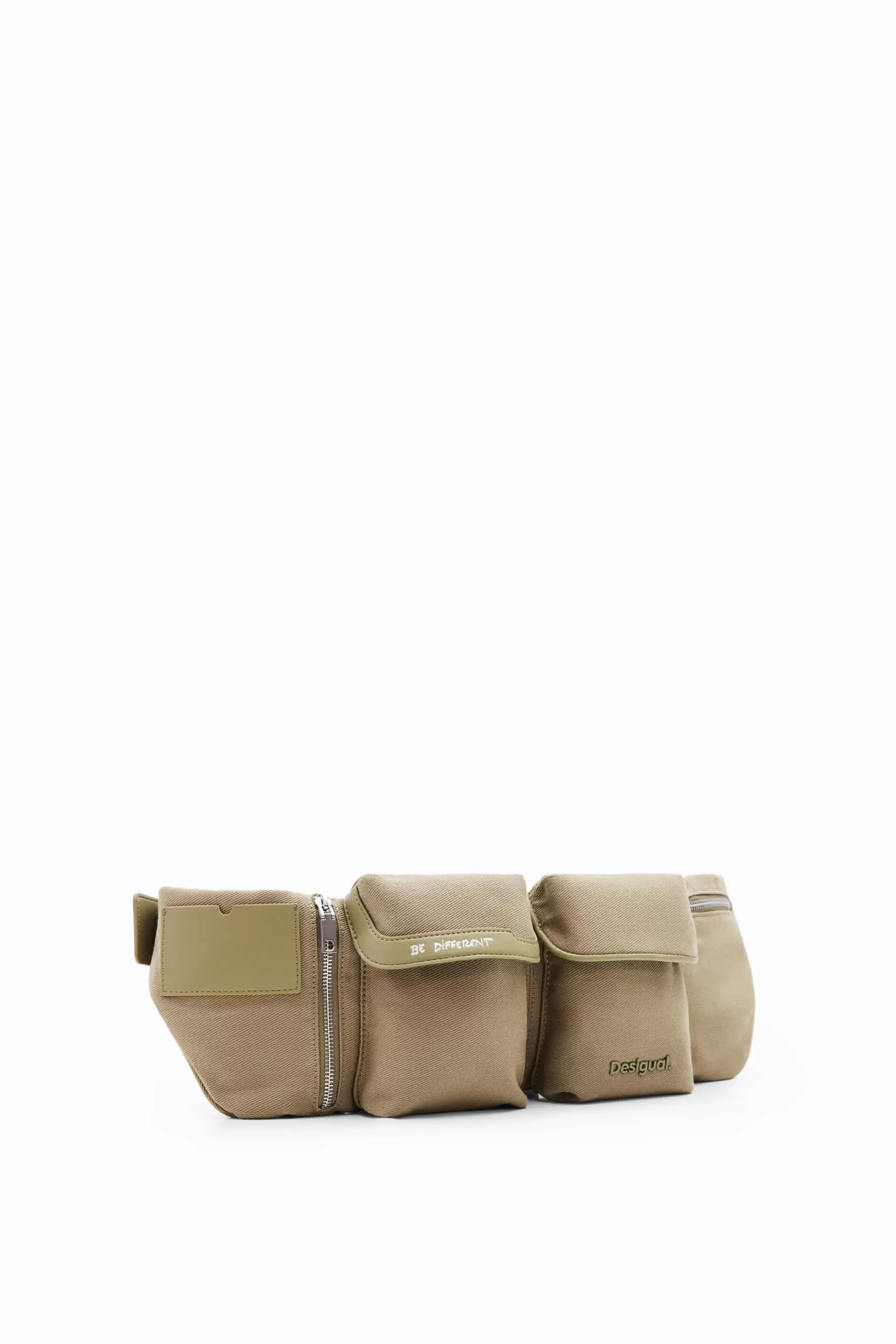 Desigual Riñonera M canvas bolsillos*Mujer Bolsos