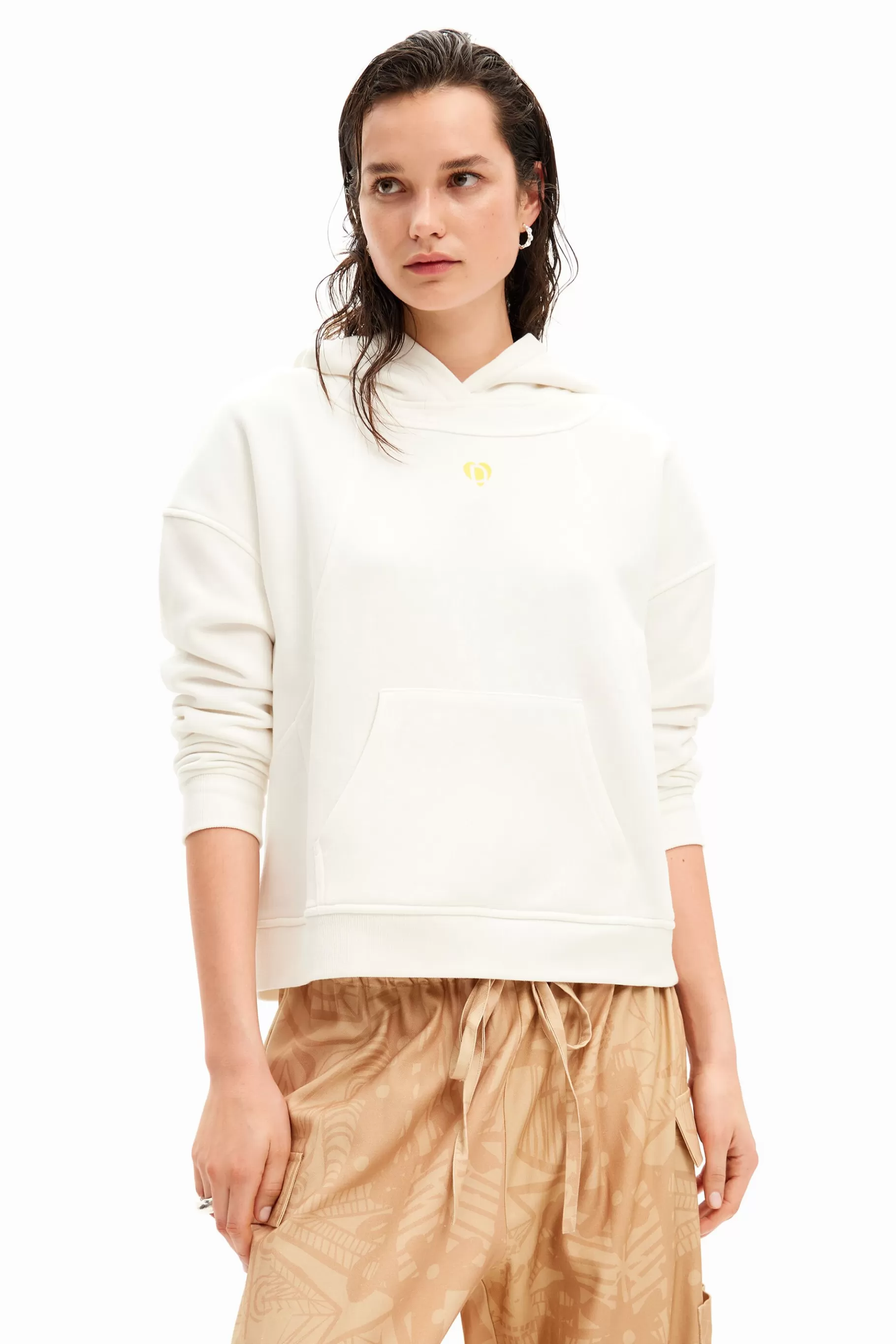 Desigual Sudadera capucha patch*Mujer Jerséis