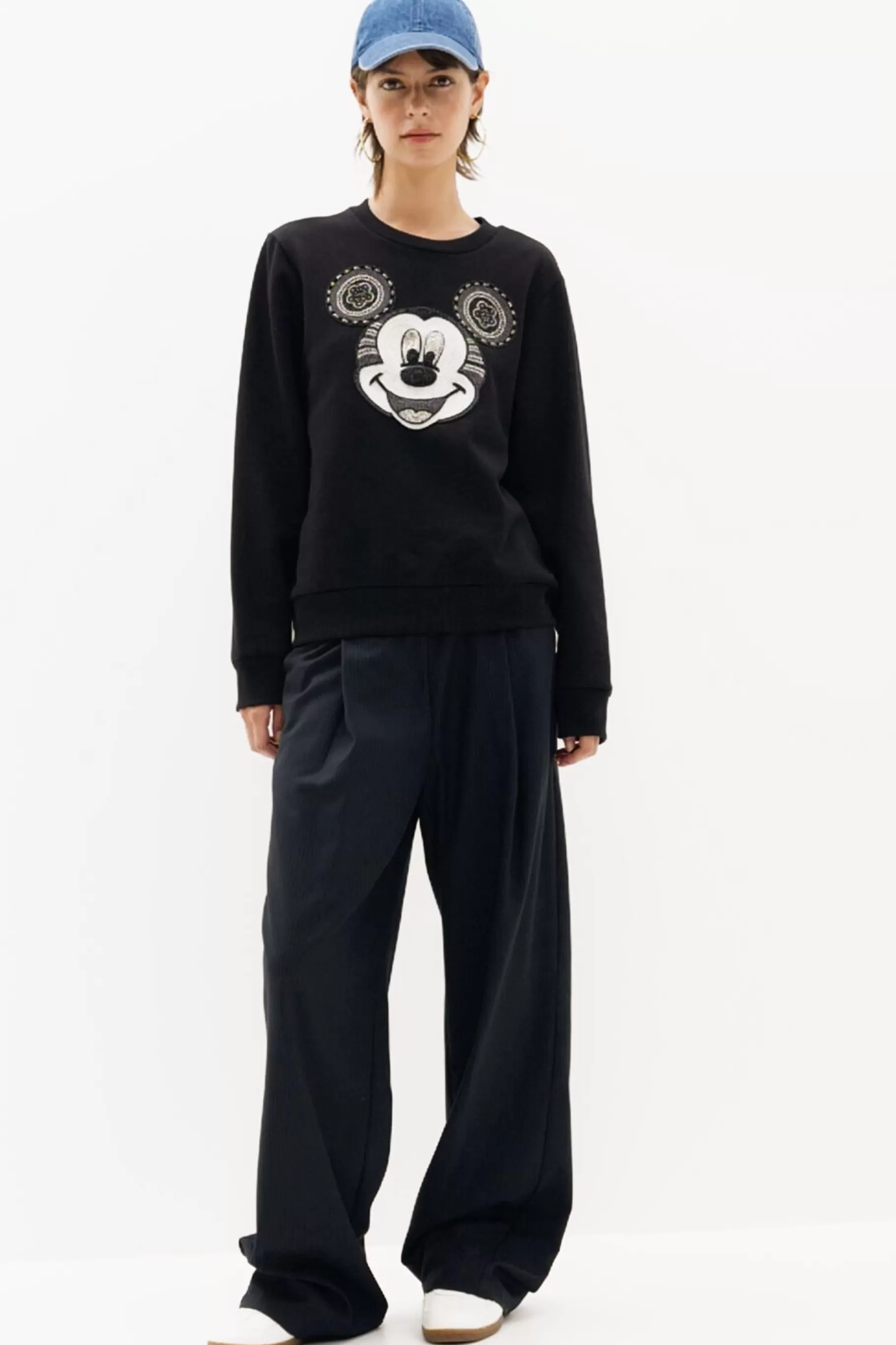 Desigual Sudadera cara Mickey Mouse*Mujer Sudaderas | Jerséis