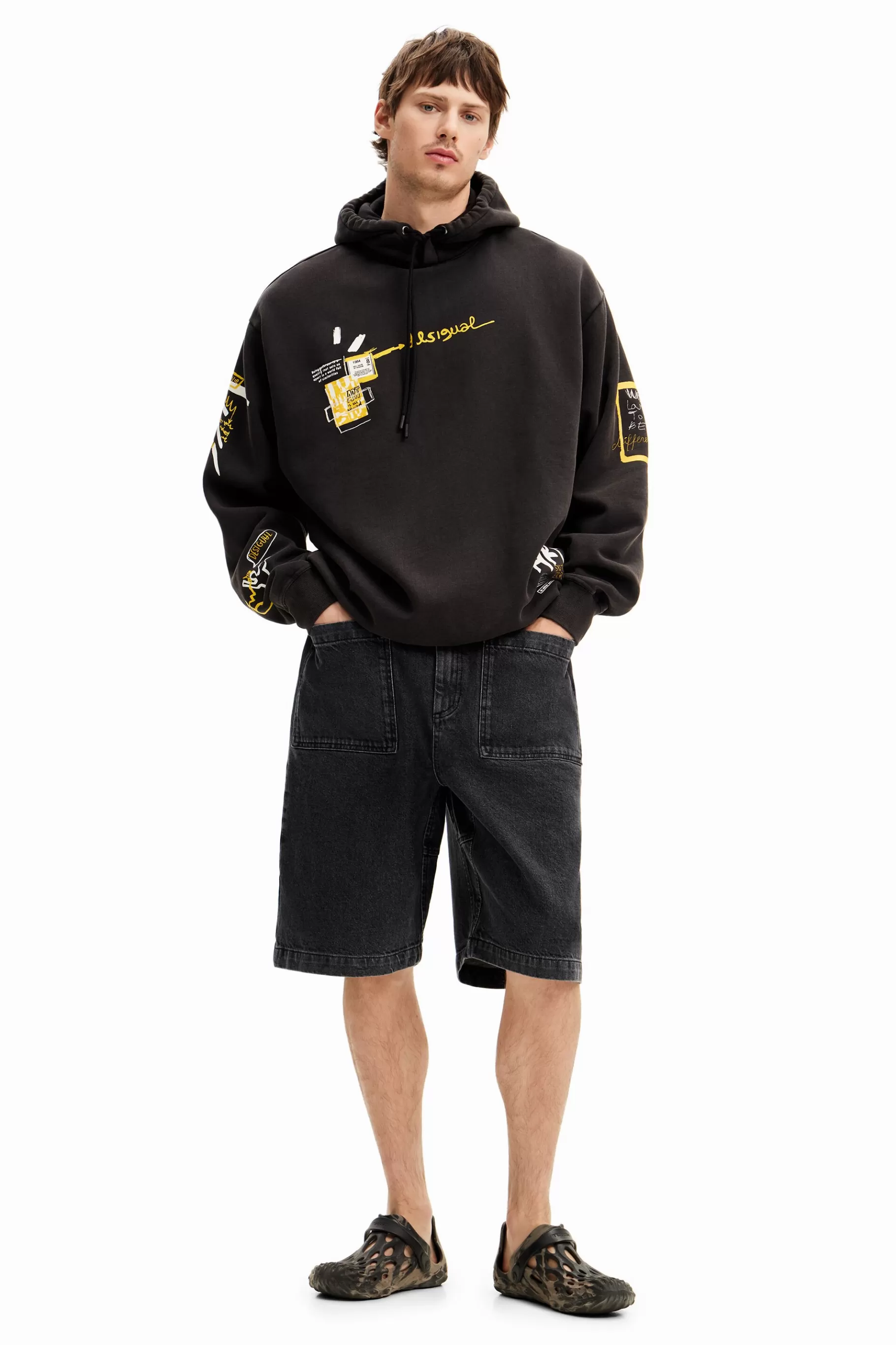 Desigual Sudadera con capucha urban*Hombre Jerséis Y Sudaderas