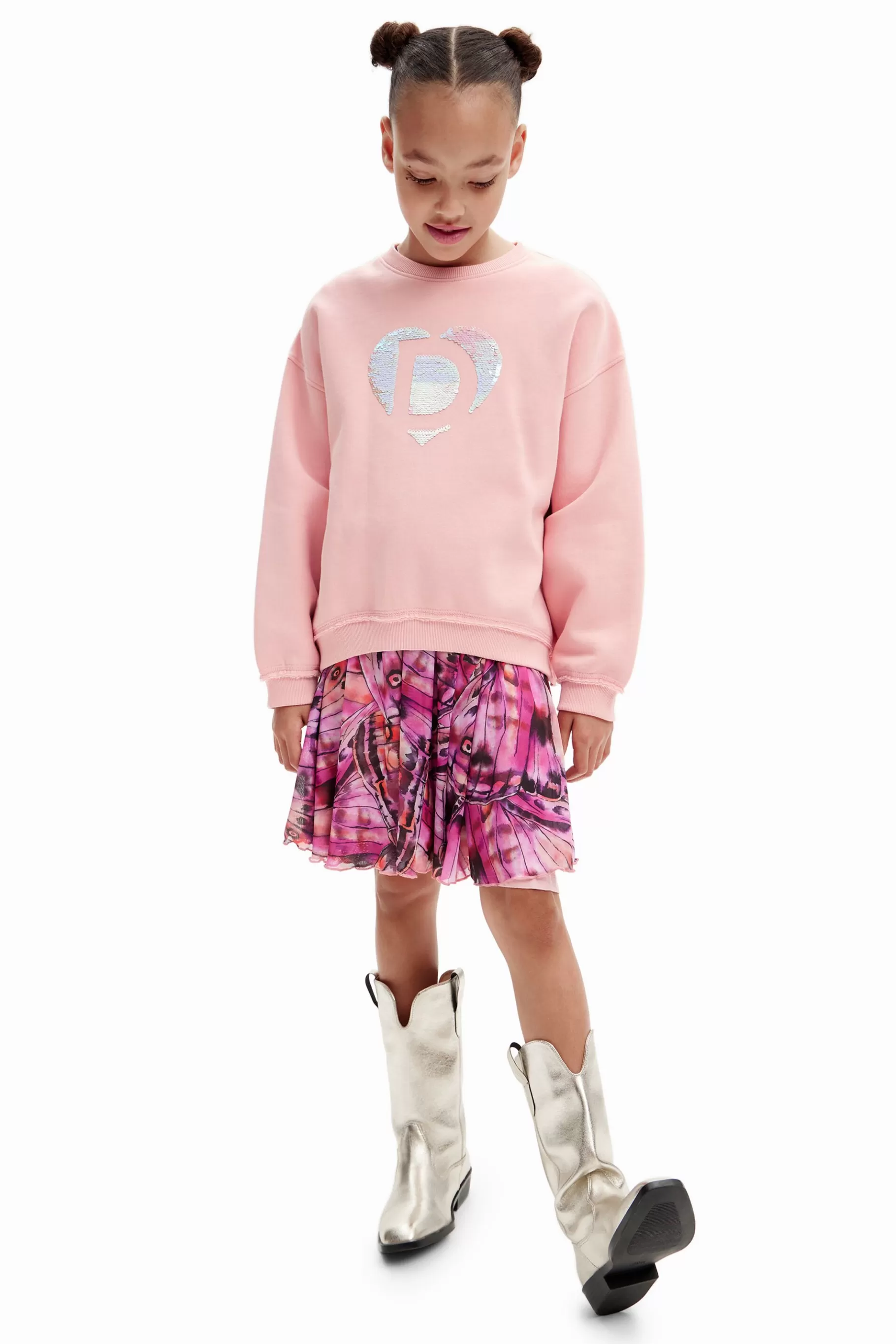 Desigual Sudadera corazón * Jerséis Y Sudaderas