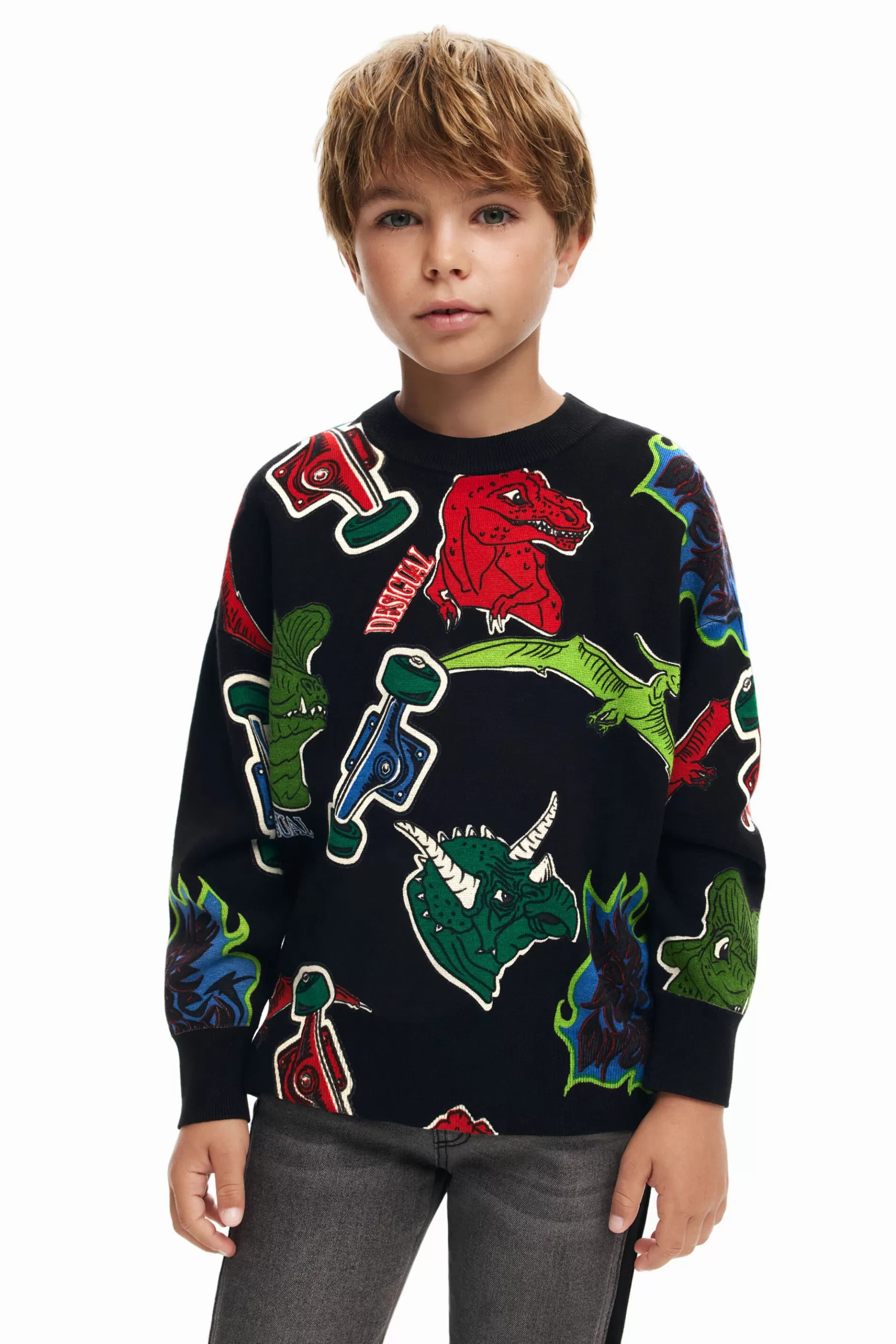 Desigual Sudadera dinosaurio* Jerséis Y Sudaderas | Jerséis Y Sudaderas