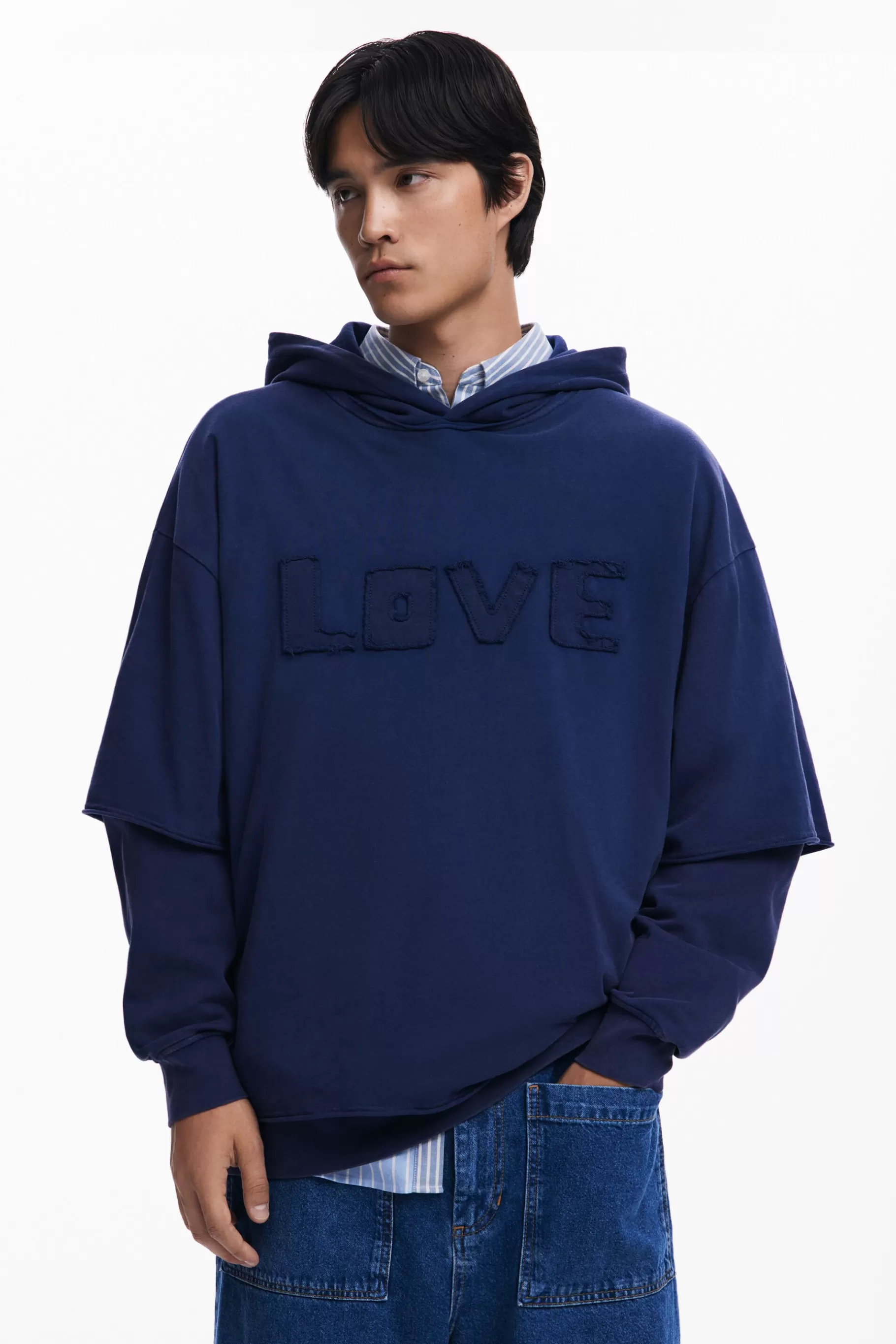 Desigual Sudadera doble manga*Hombre Jerséis Y Sudaderas