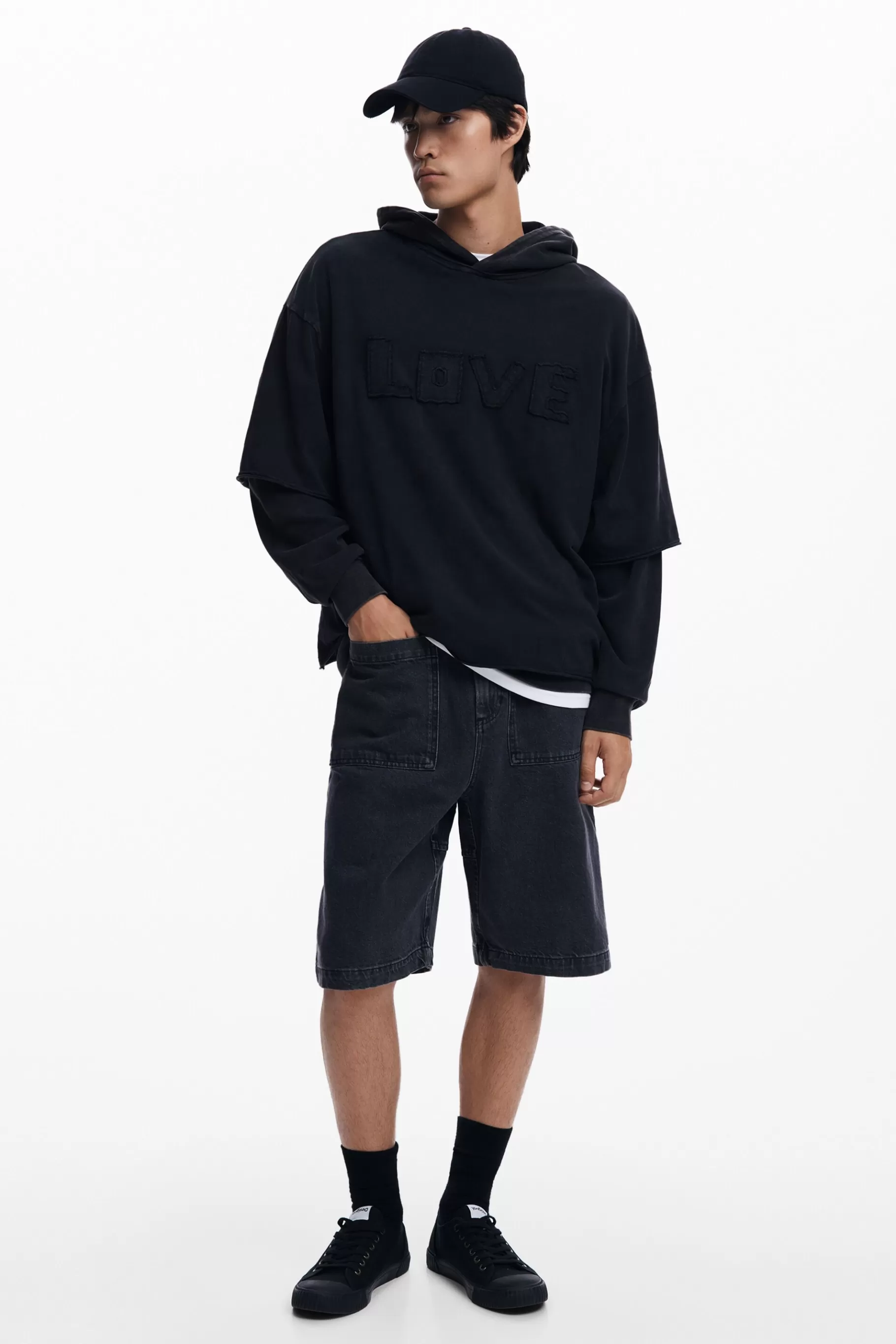 Desigual Sudadera doble manga*Hombre Jerséis Y Sudaderas