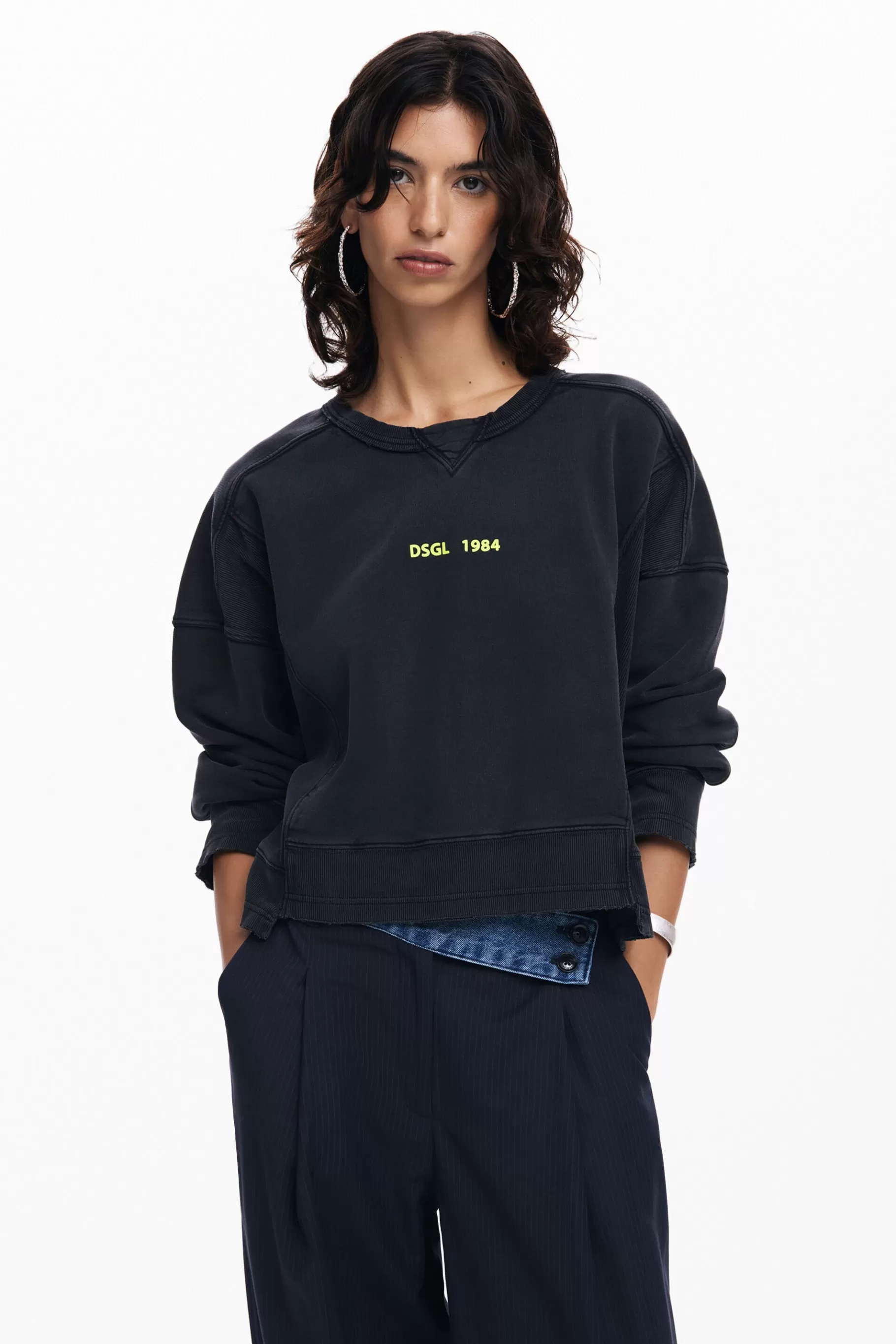 Desigual Sudadera efecto lavado*Mujer Sudaderas | Jerséis