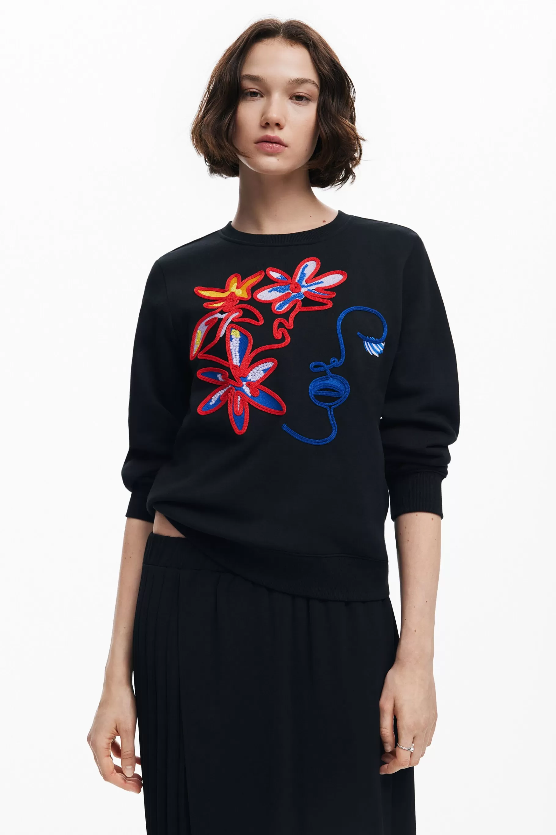 Desigual Sudadera estampado arty*Mujer Sudaderas | Jerséis