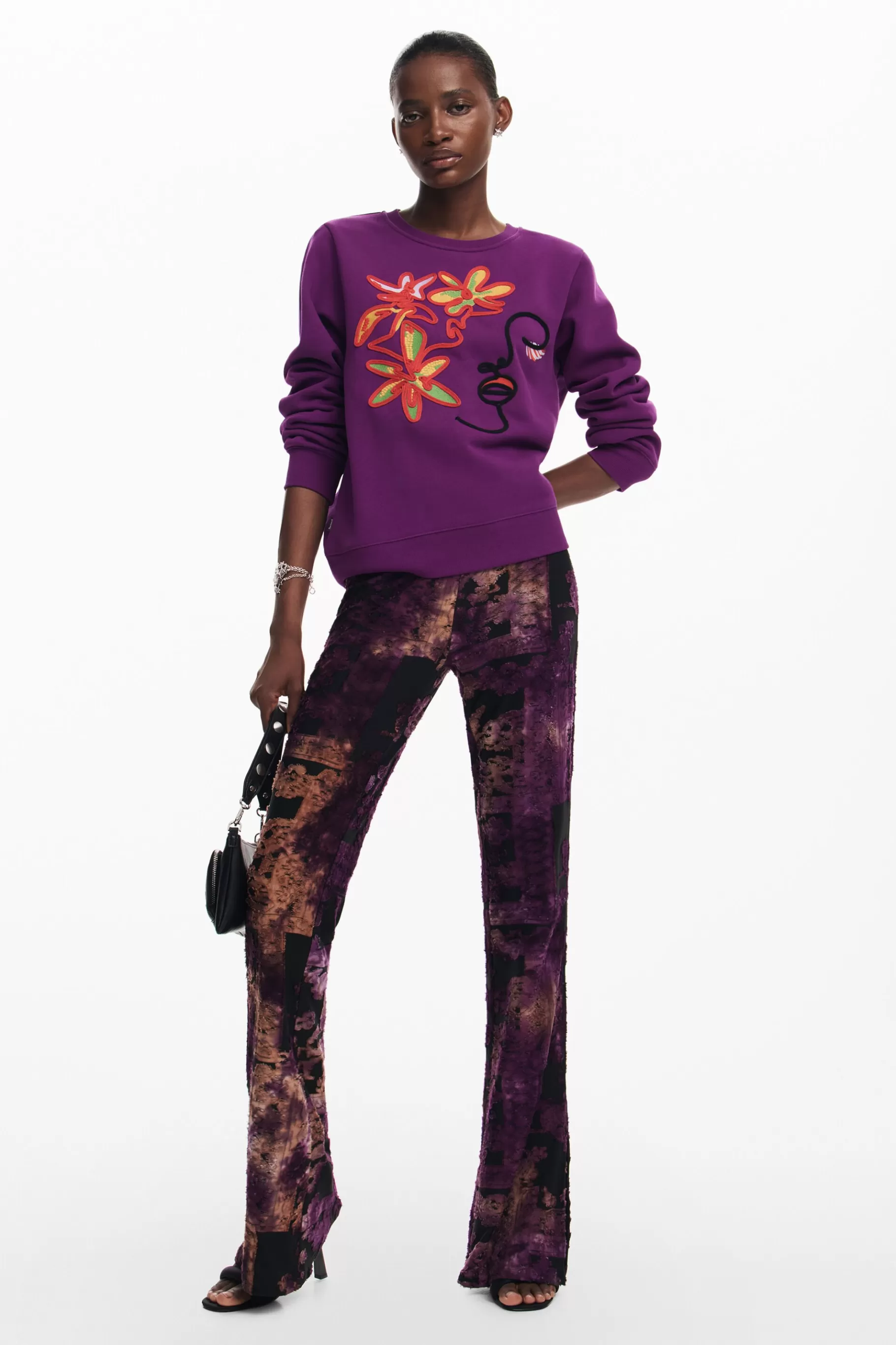 Desigual Sudadera estampado arty*Mujer Jerséis