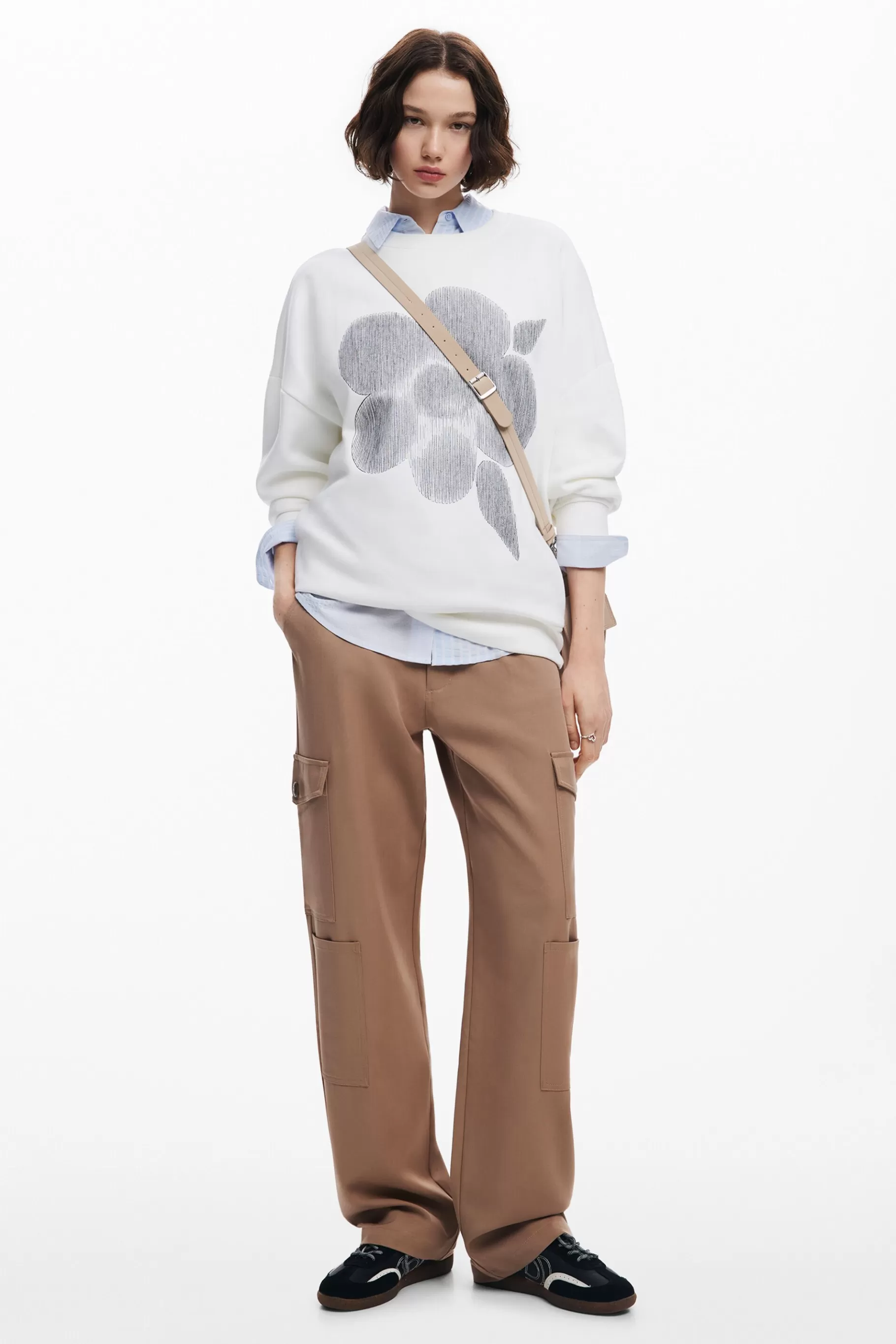 Desigual Sudadera estampado flor*Mujer Sudaderas | Jerséis
